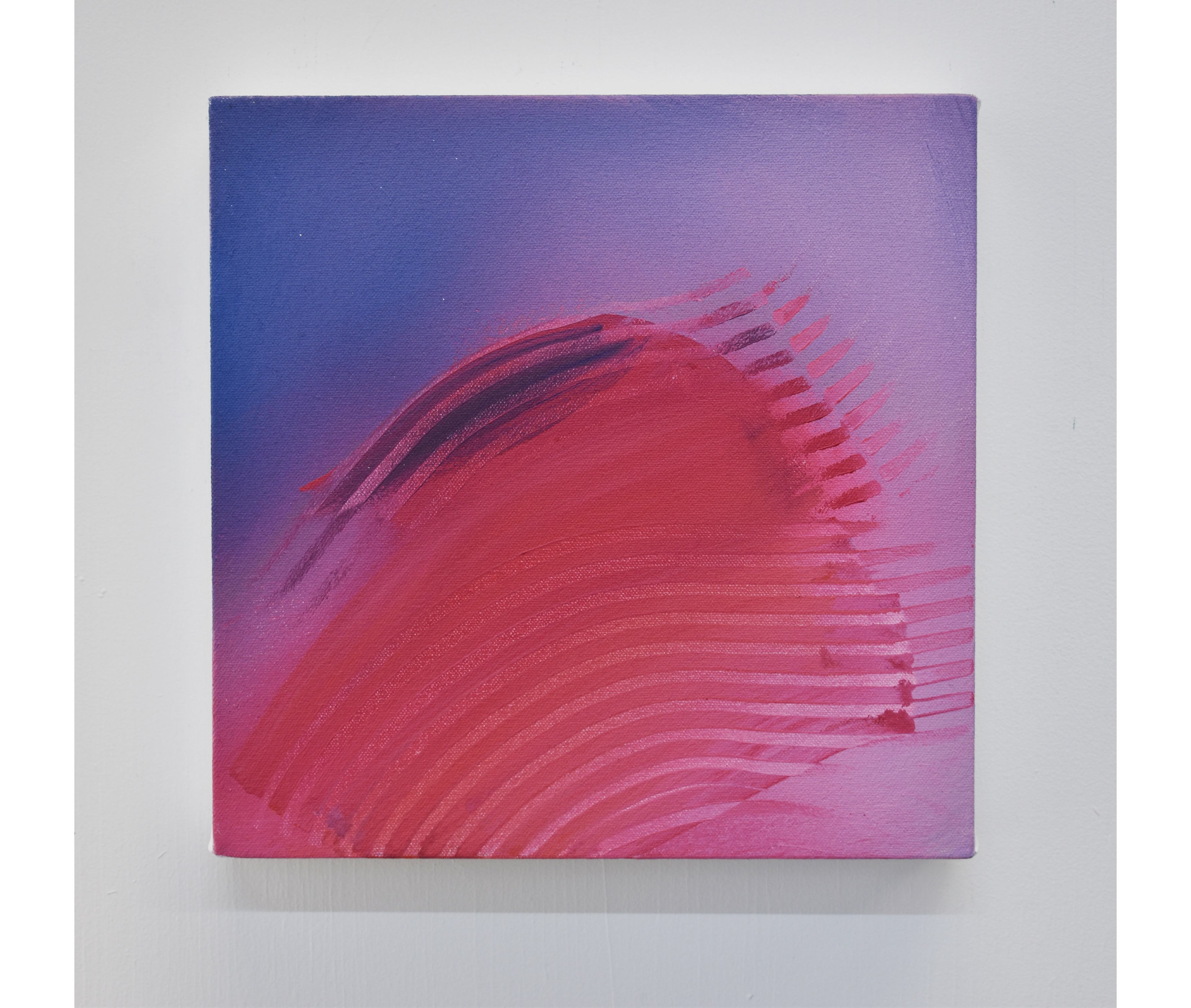 «À deux chemins», acrylique sur toile, 10 x 10", 2021