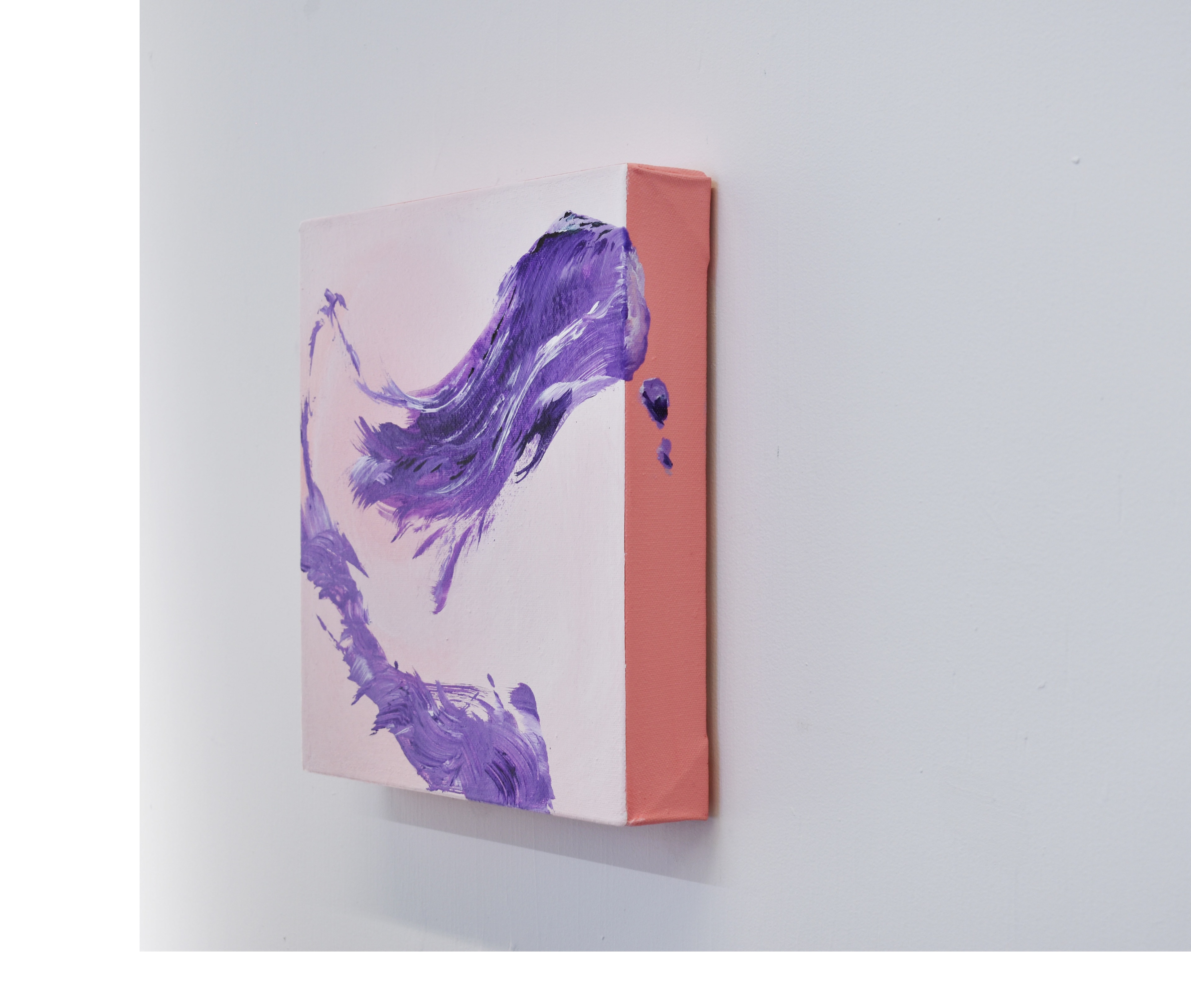 «Osciller», acrylique sur toile, 10 x 10", 2021