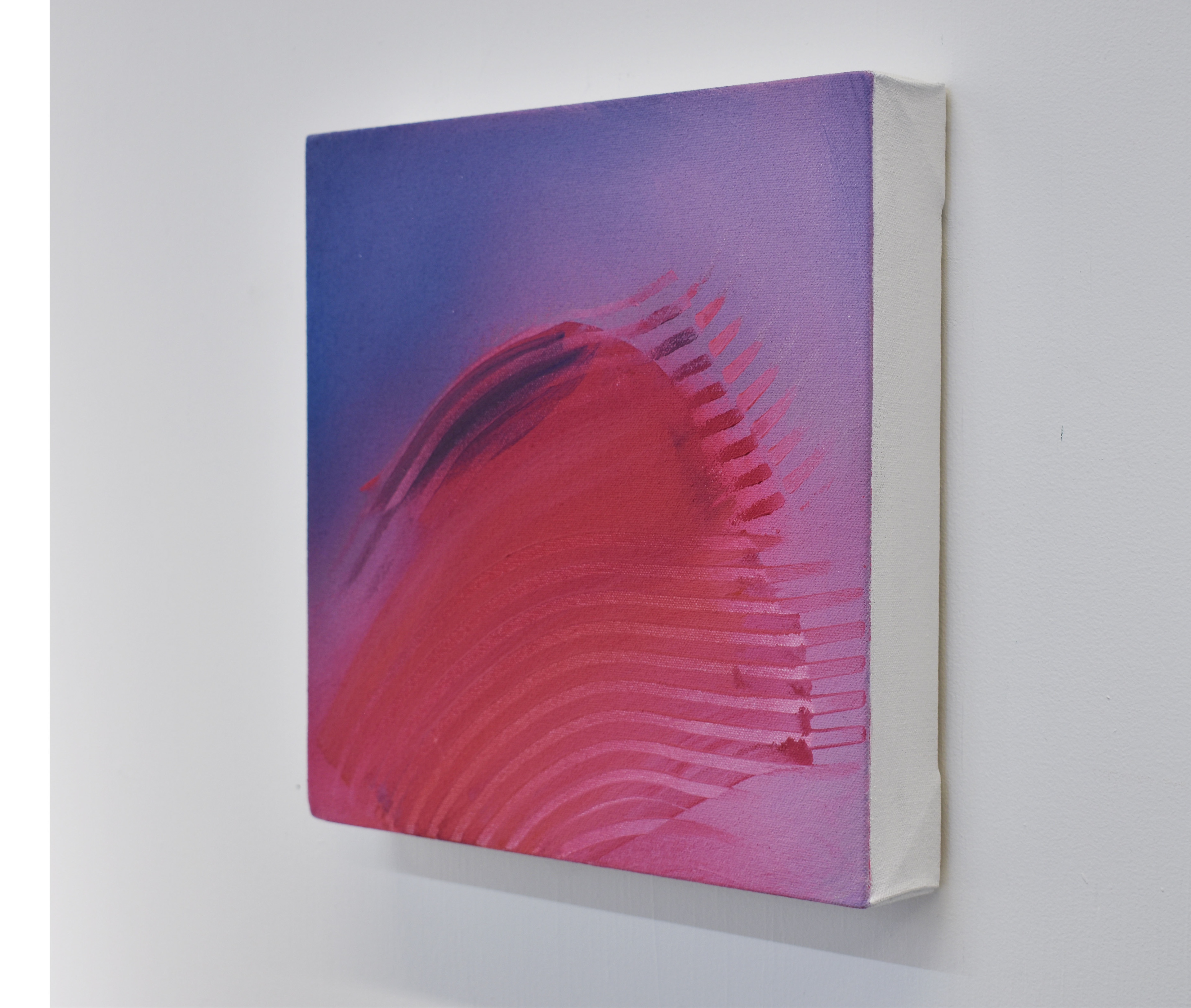 «À deux chemins», acrylique sur toile, 10 x 10", 2021