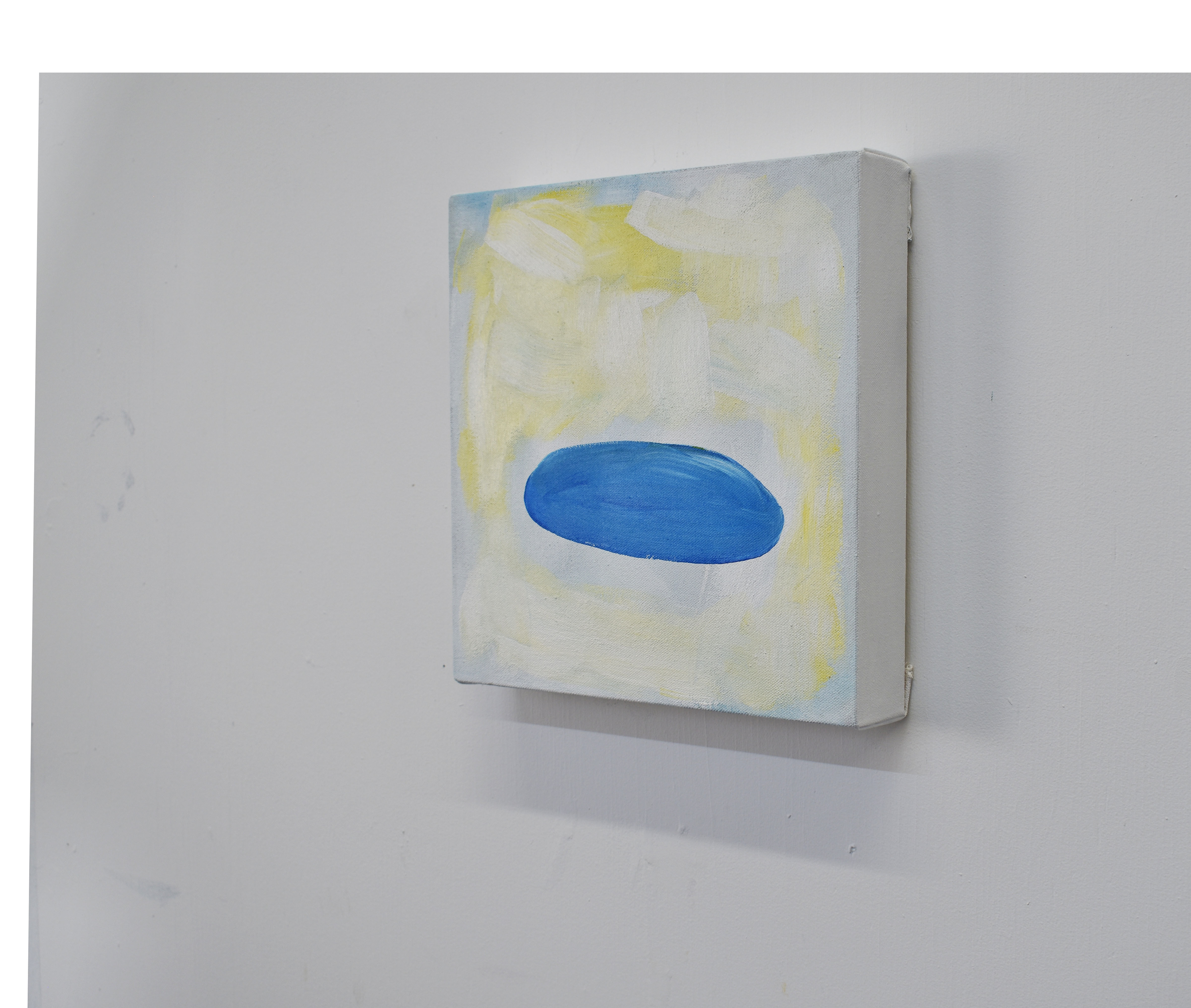 «Forme non identifiable : FNI», acrylique sur toile, 10 x 10", 2021