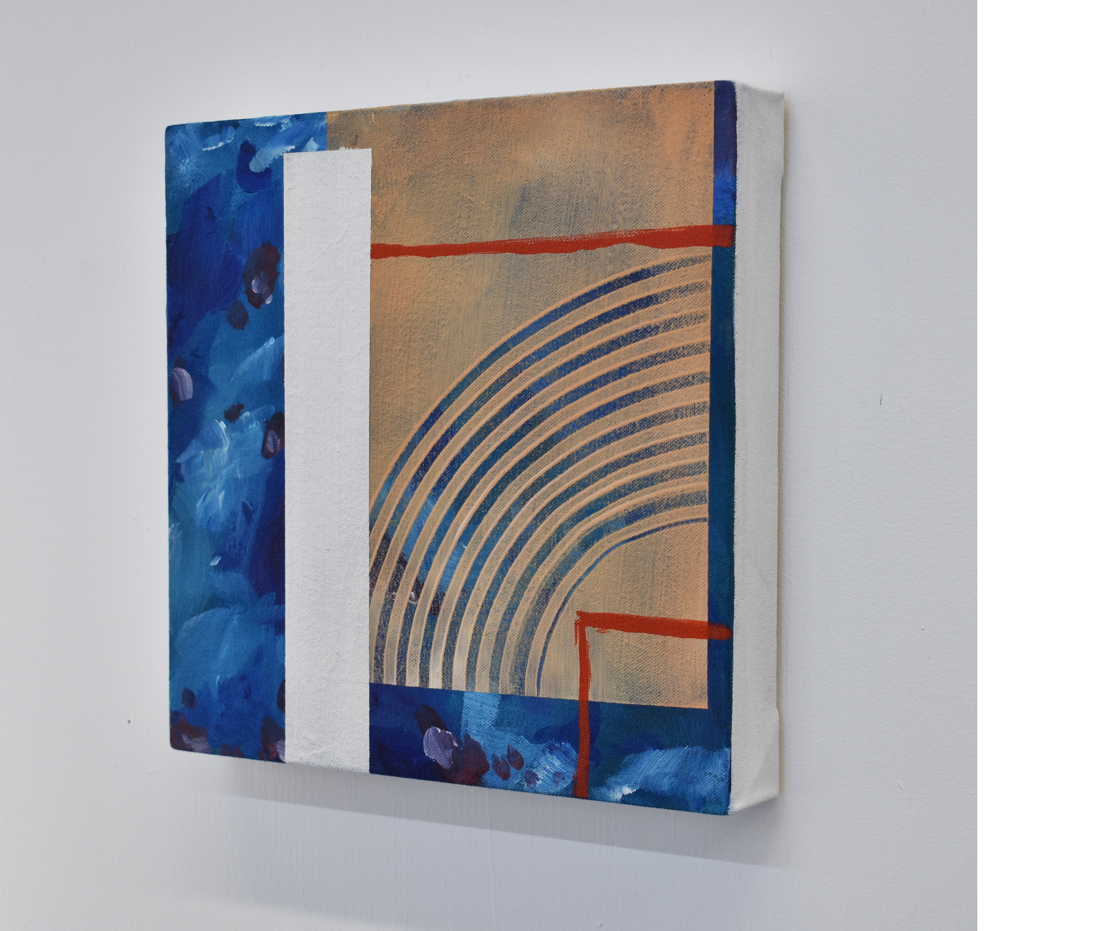 «Tracer», acrylique sur toile, 10 x 10", 2021