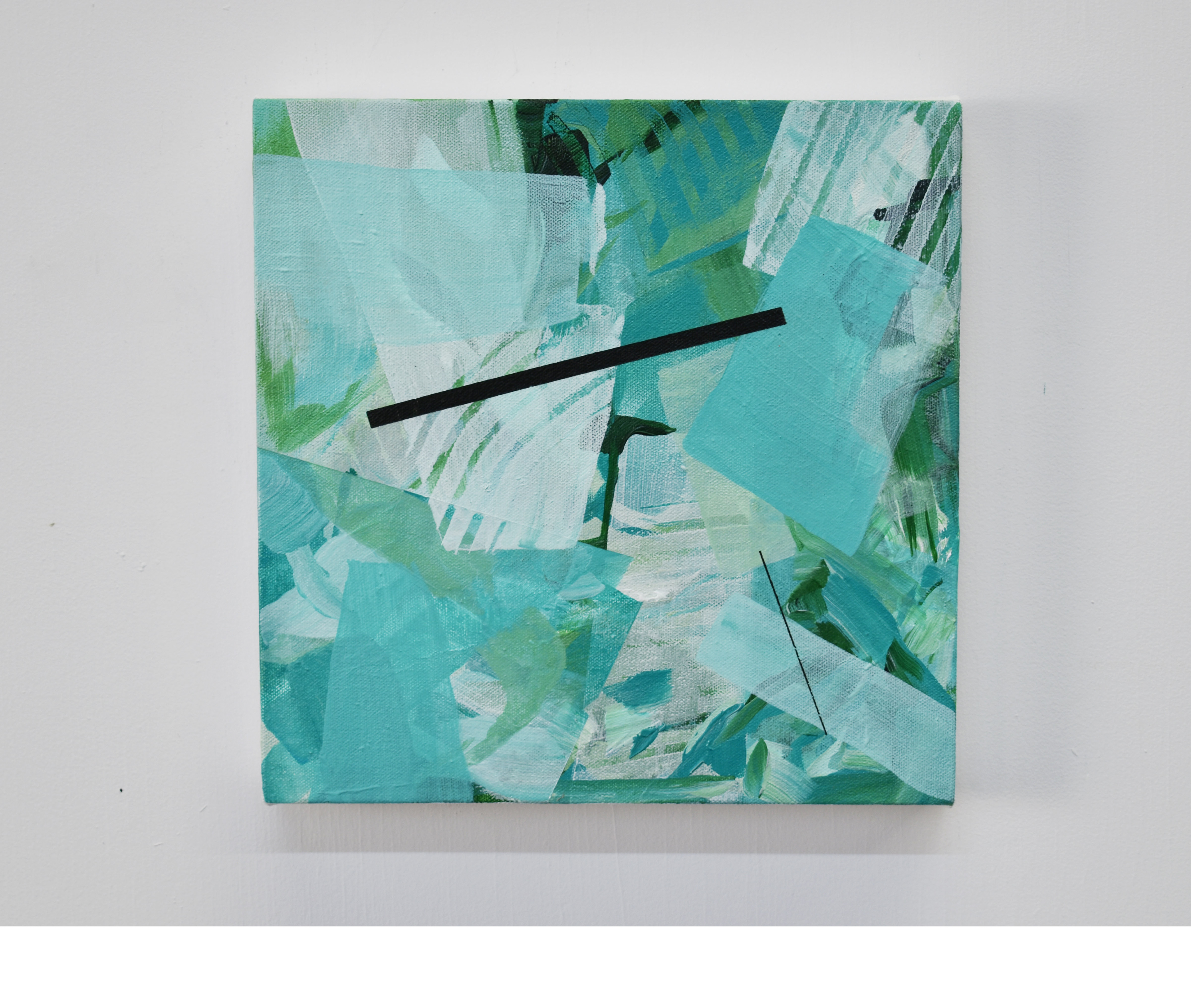 «Équilibre», acrylique sur toile, 10 x 10", 2021