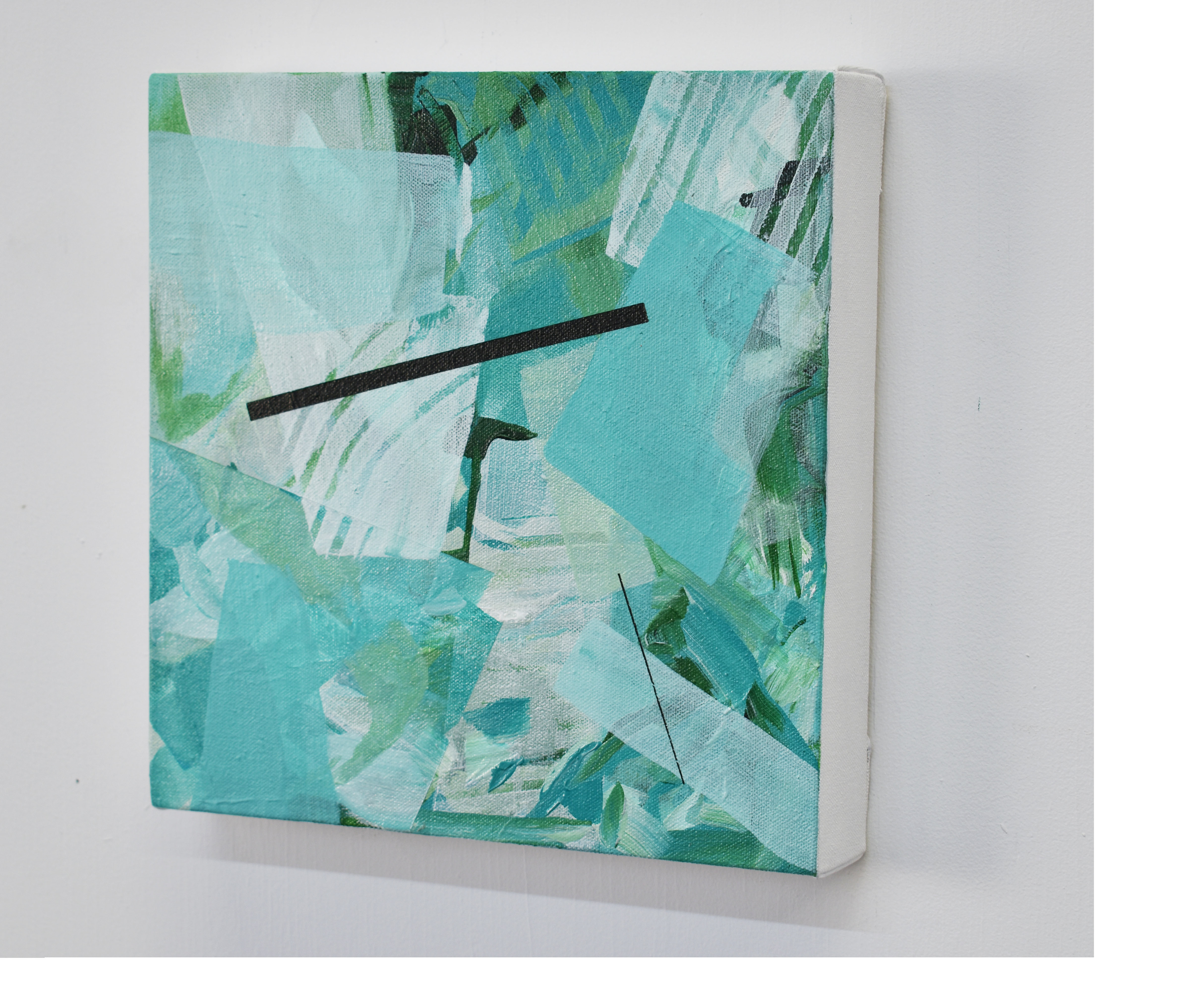 «Équilibre», acrylique sur toile, 10 x 10", 2021