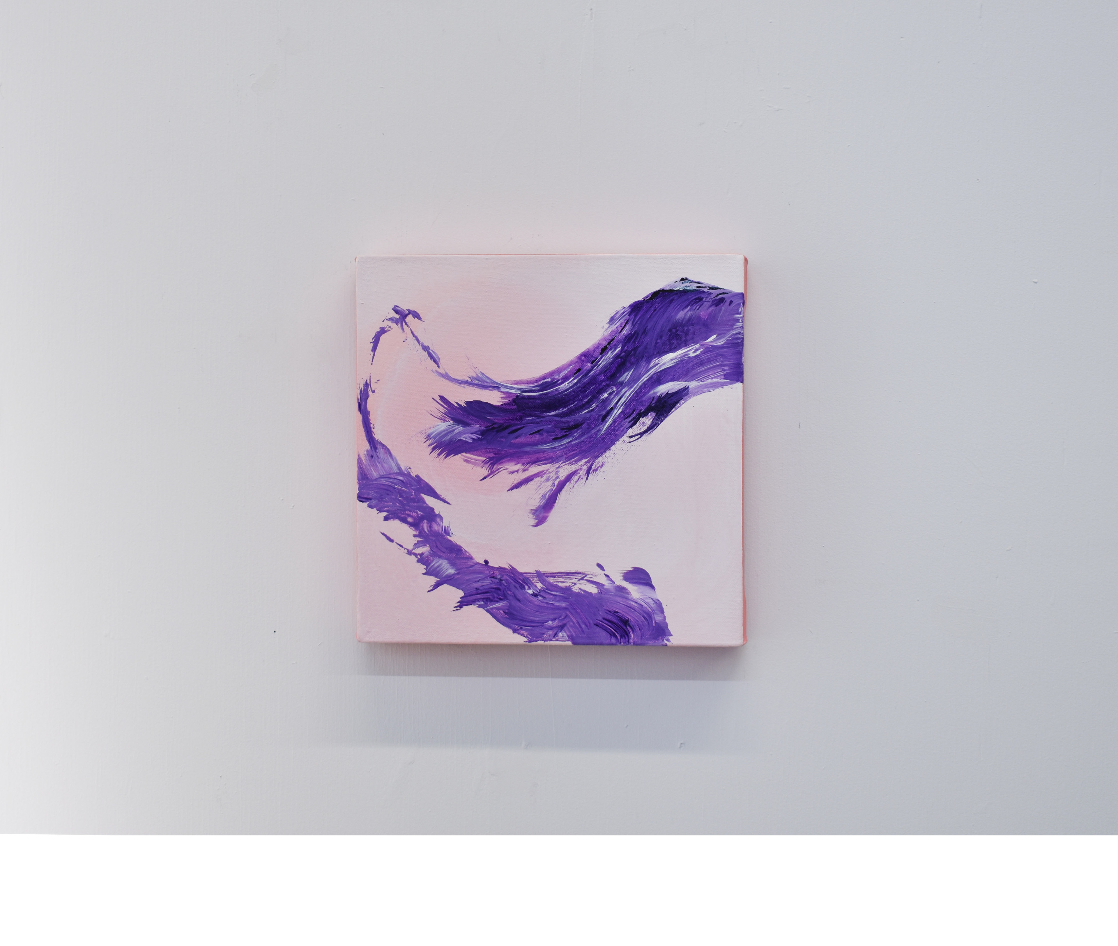 «Osciller», acrylique sur toile, 10 x 10", 2021