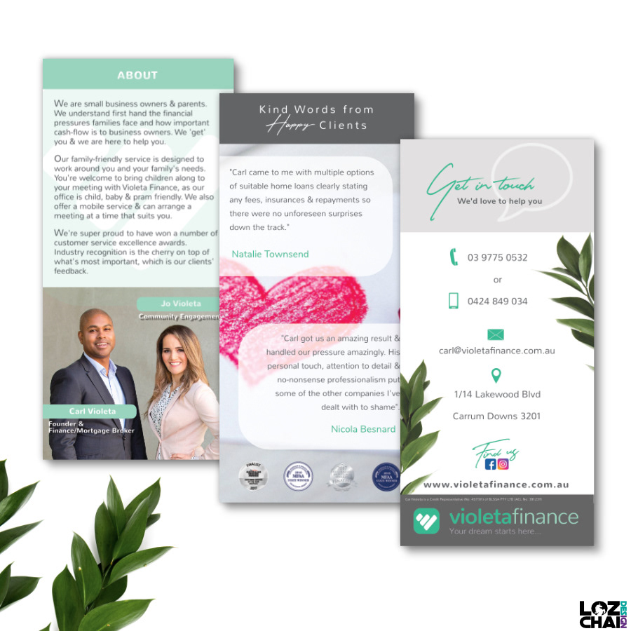 Tri fold brochure design