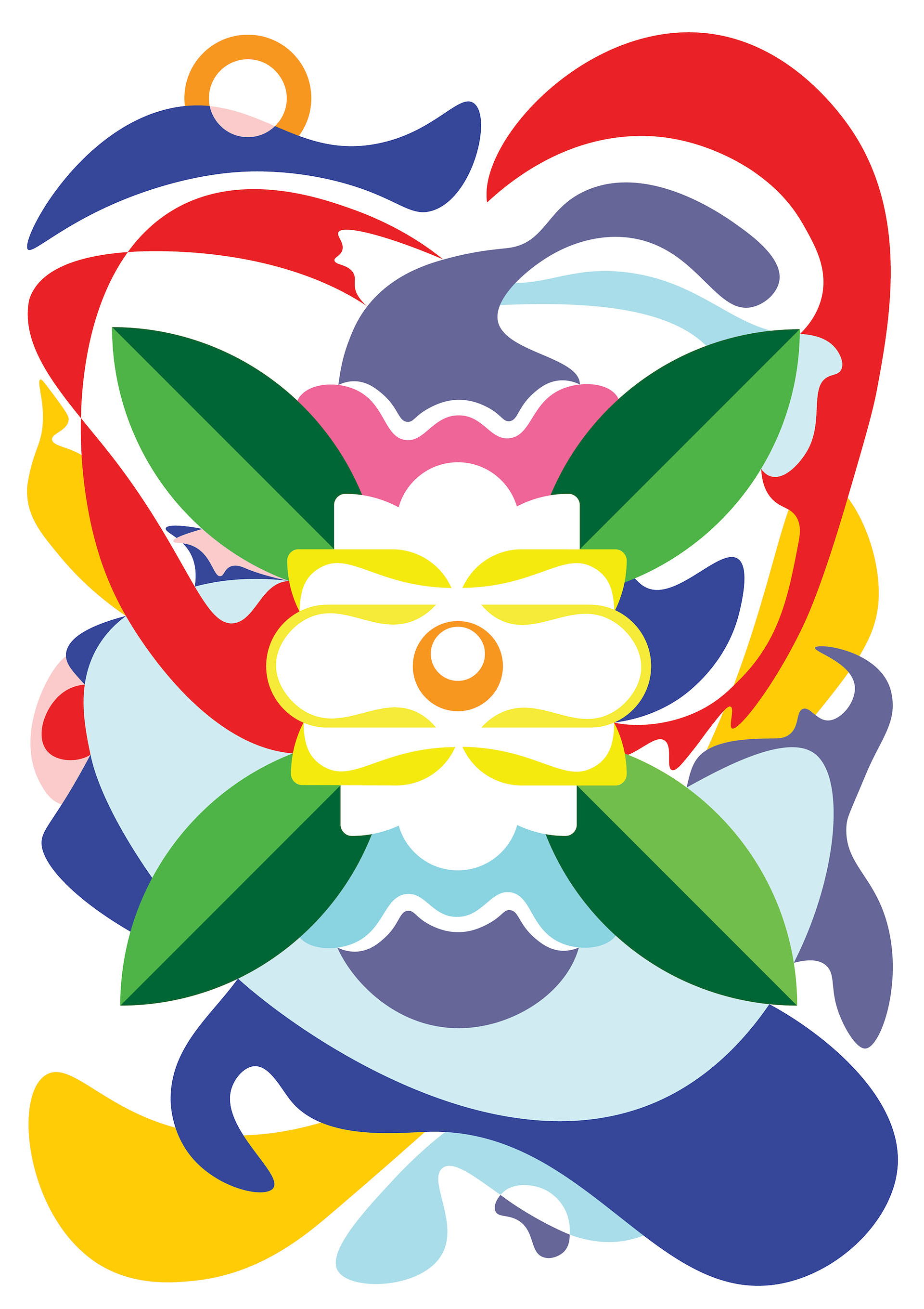 Gardenia, digital art, drawn on Adobe Illustrator®, 2023.