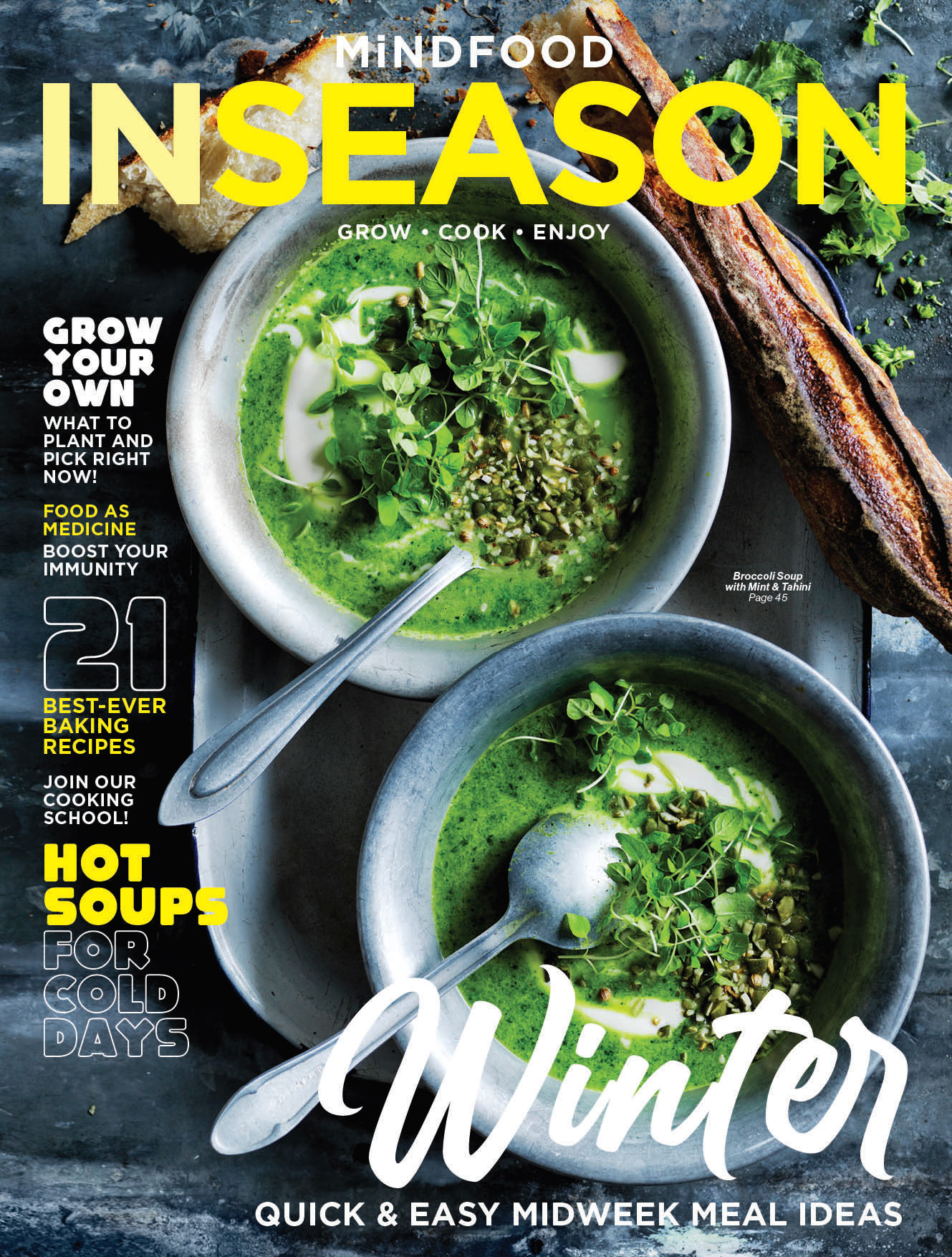 food magazine covers