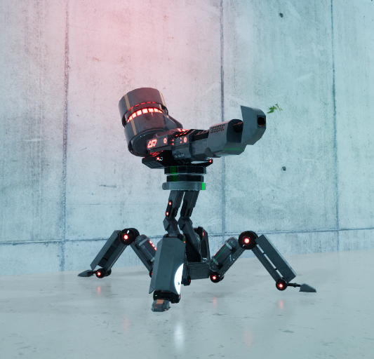 Single Barrel Turret Enemy