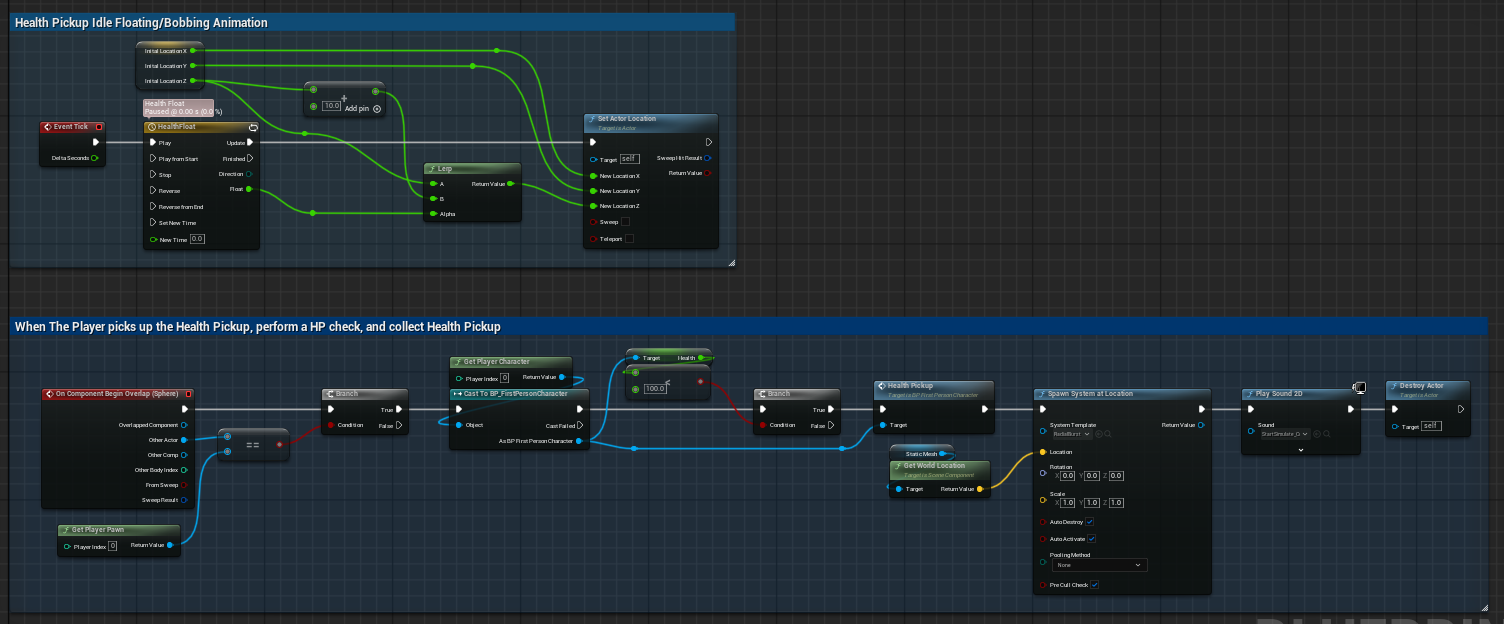 Health Pickup Blueprint