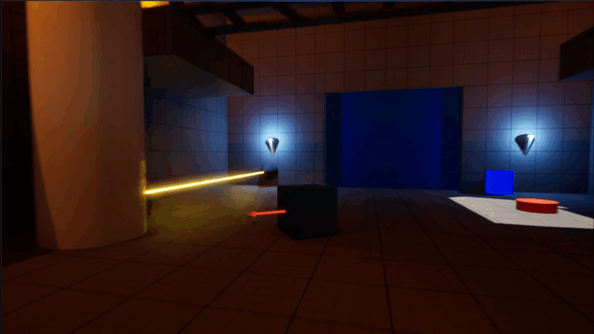 Basic Laser, Reflection Cube, and Objective Point