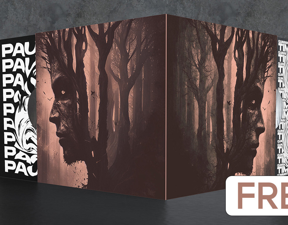 Portfolio Wendelin Jacober - Free Double Disc Gatefold Vinyl Mockup (PSD)