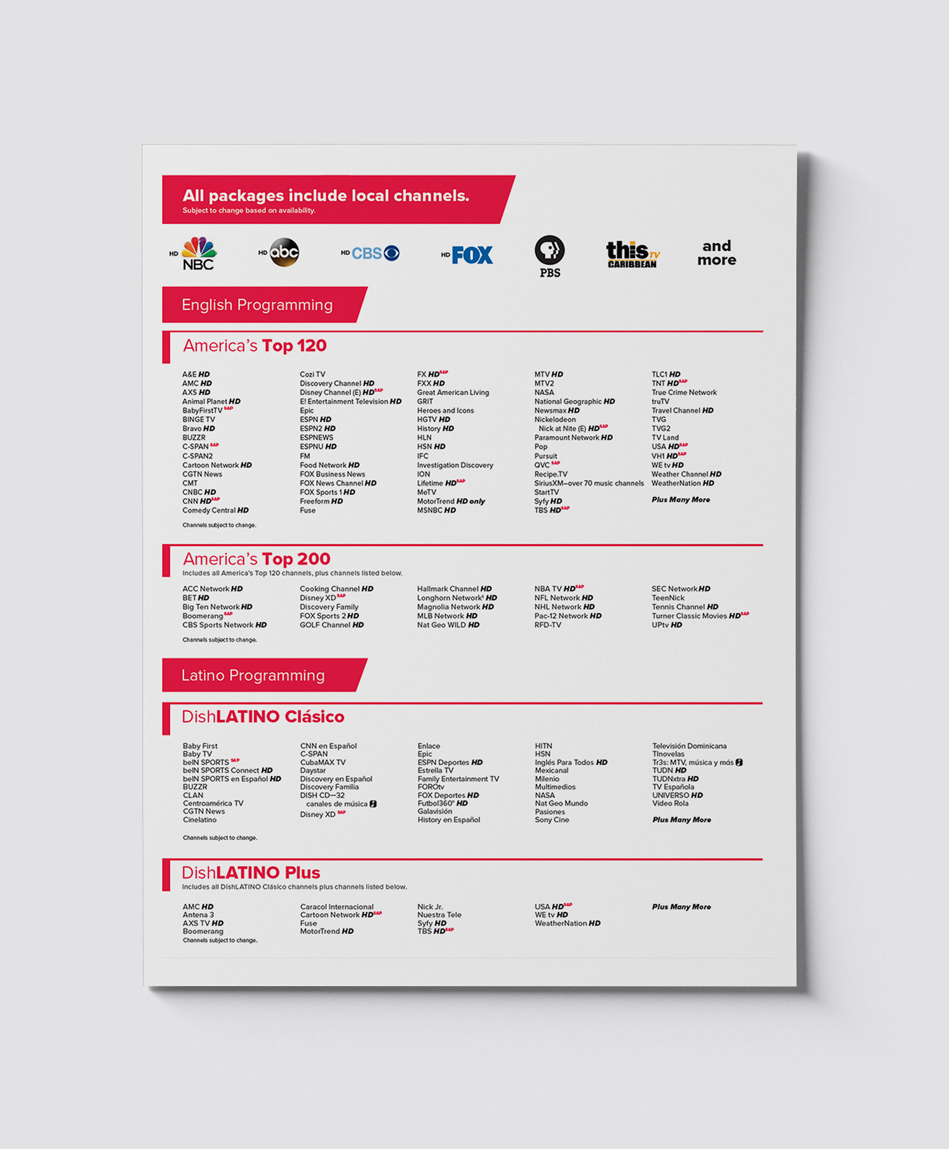 U.S. Virgin Islands Flyer Back