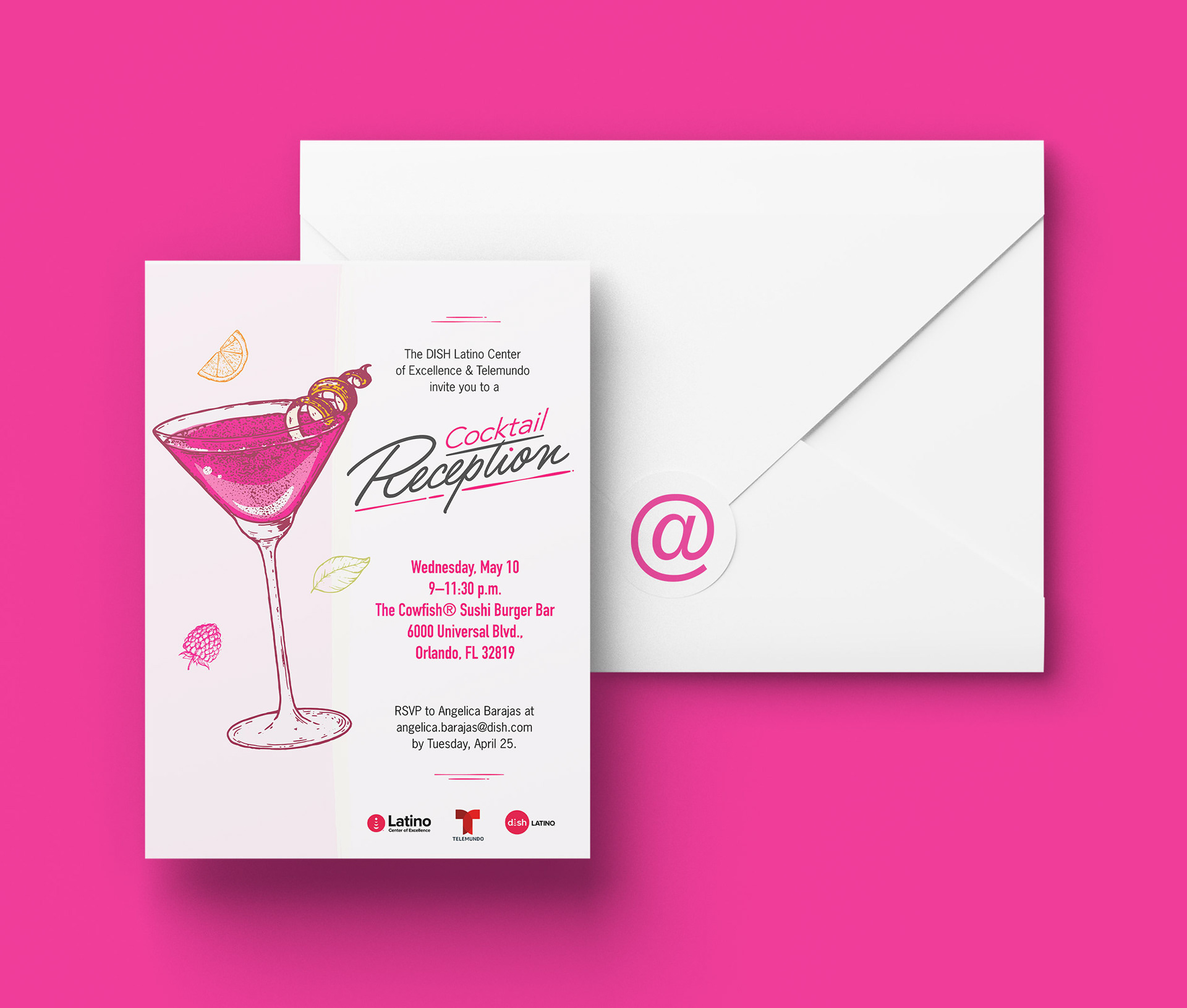 Digital Invite: Cocktail Reception