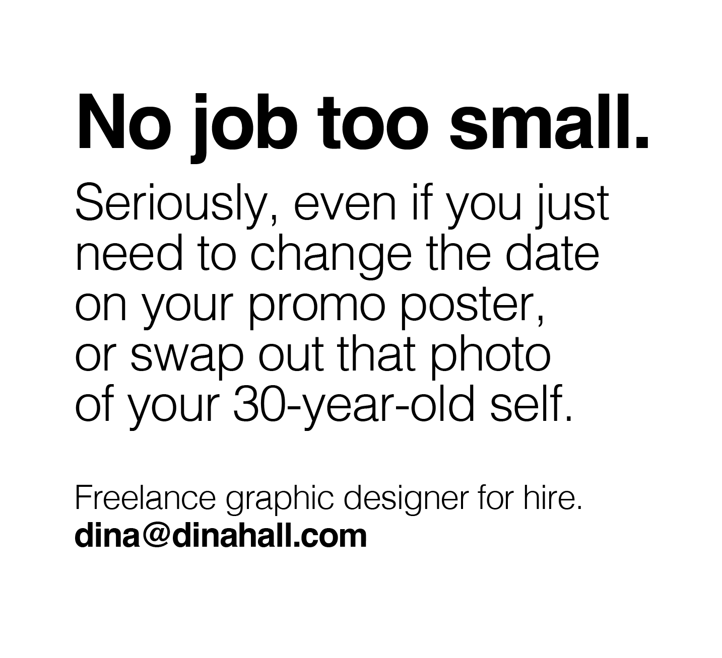 self-promo series graphic design