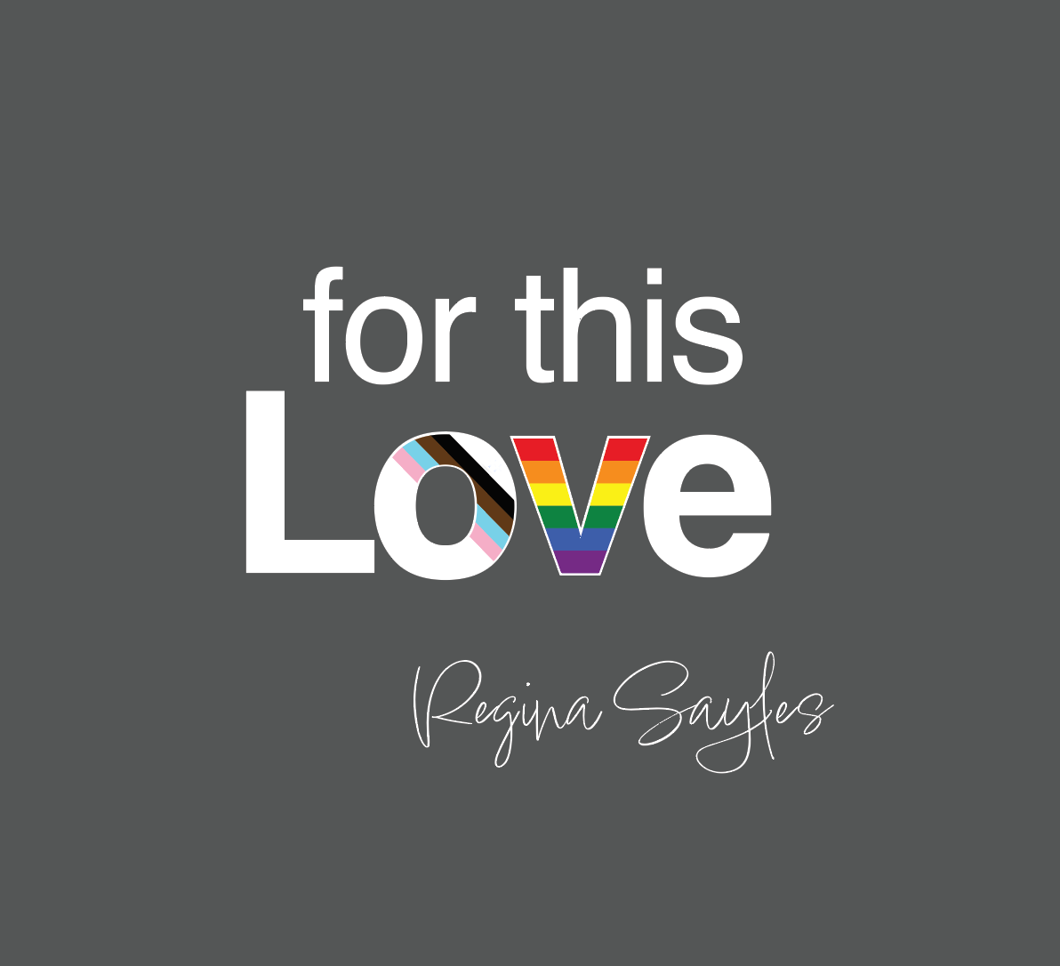 t-shirt art – For This Love, Regina Sayles (single)