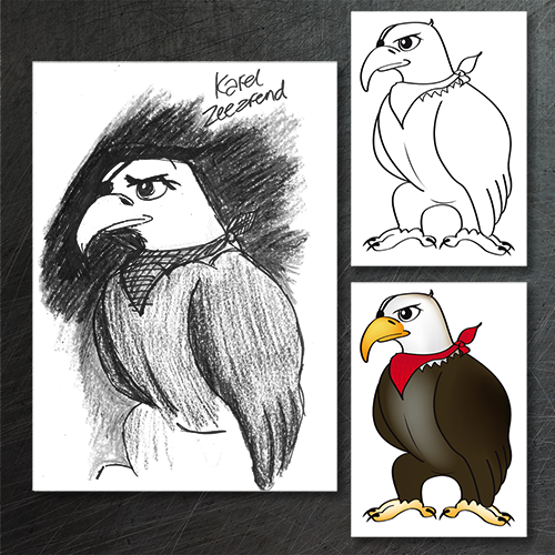 van schets naar vector