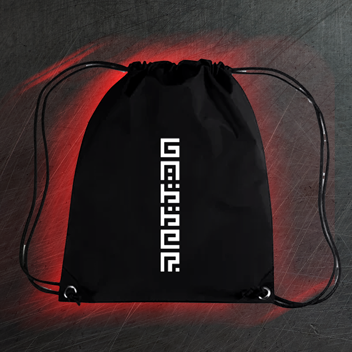 gabber bag • handmade with cut template + graffiti spraycan