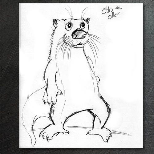 tweede schets 'otter'