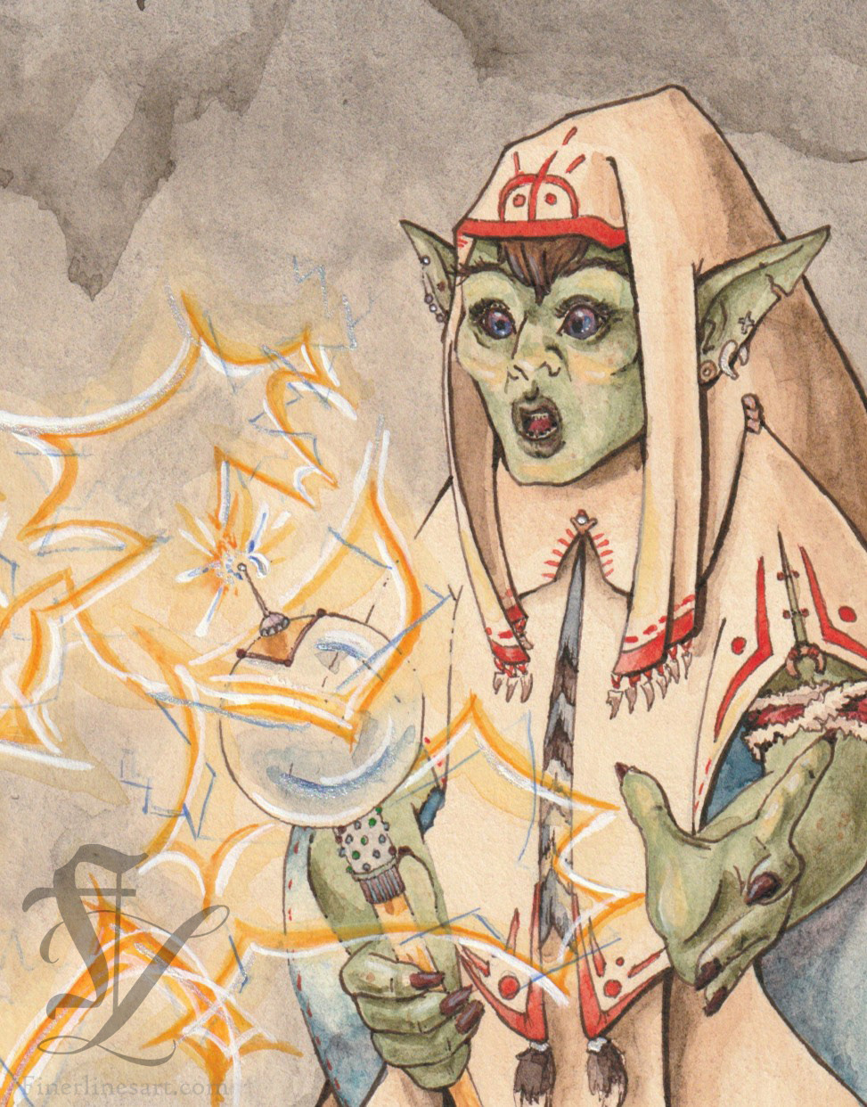 Goblin Shaman Close-Up