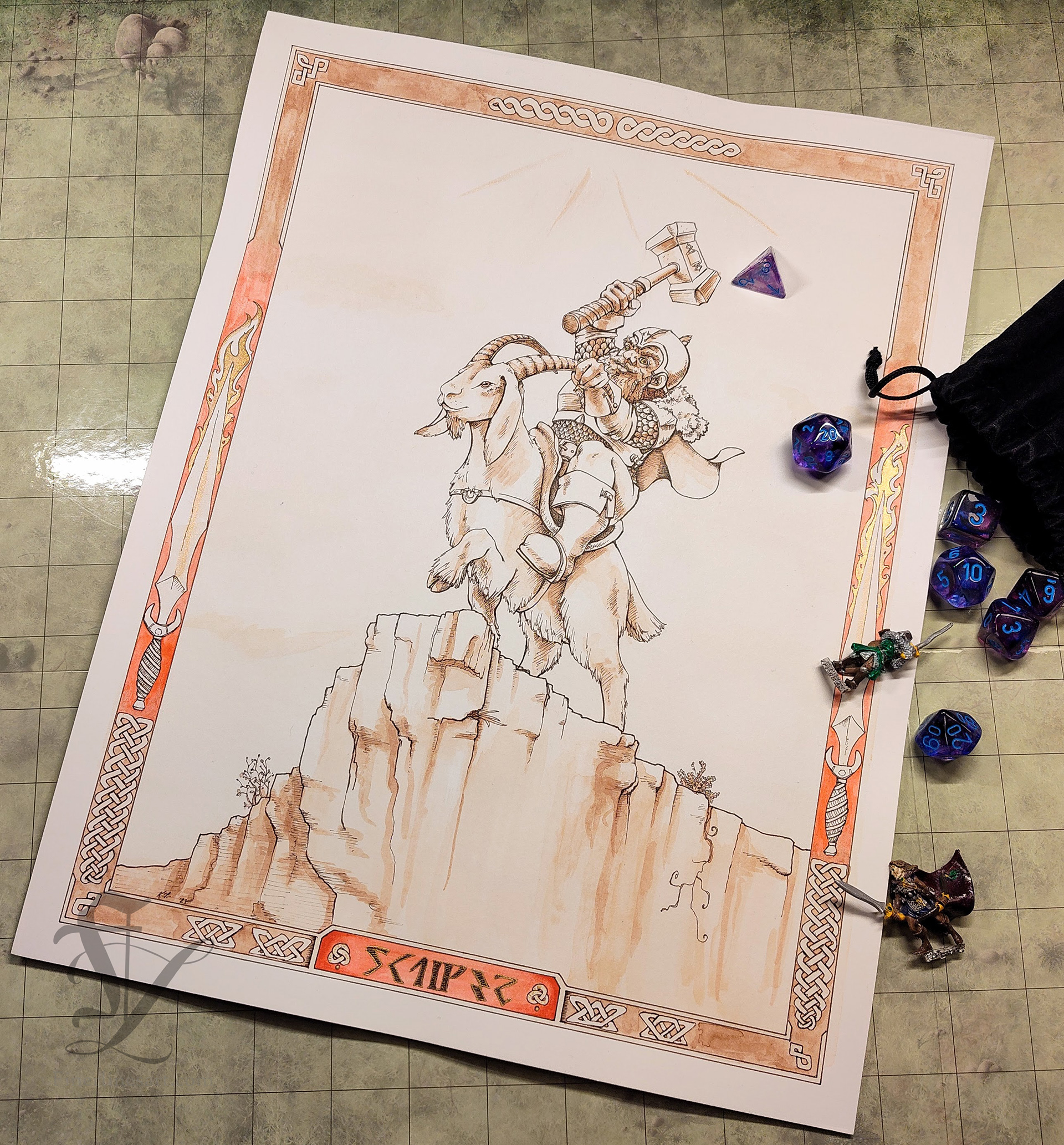 Saifen, Dwarven Cleric of Tempus