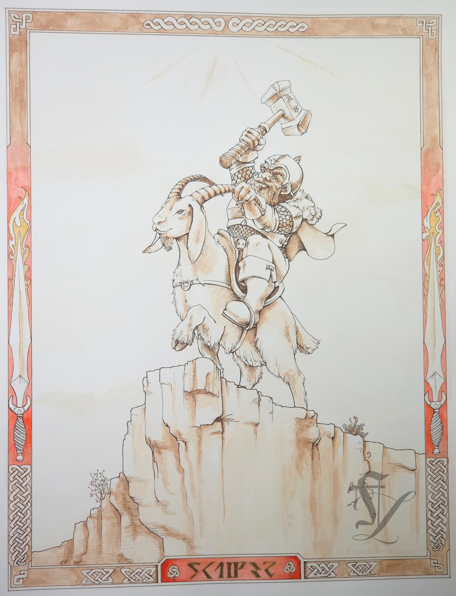 Saifen, Dwarven Cleric of Tempus