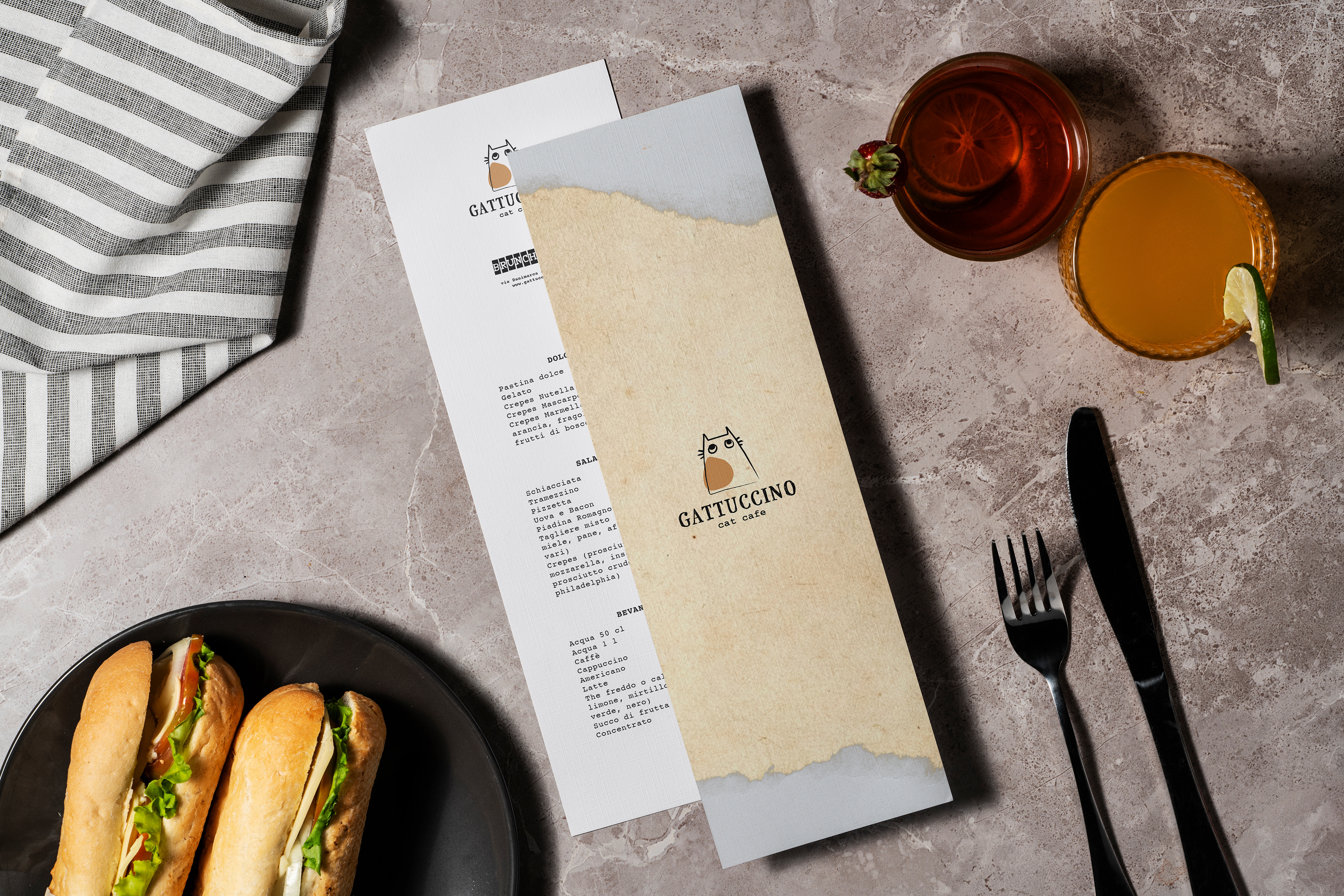 VISUAL IDENTITY / Gattuccino - cat cafè