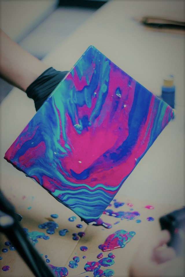 Pouring in progress by The Art of Mindset