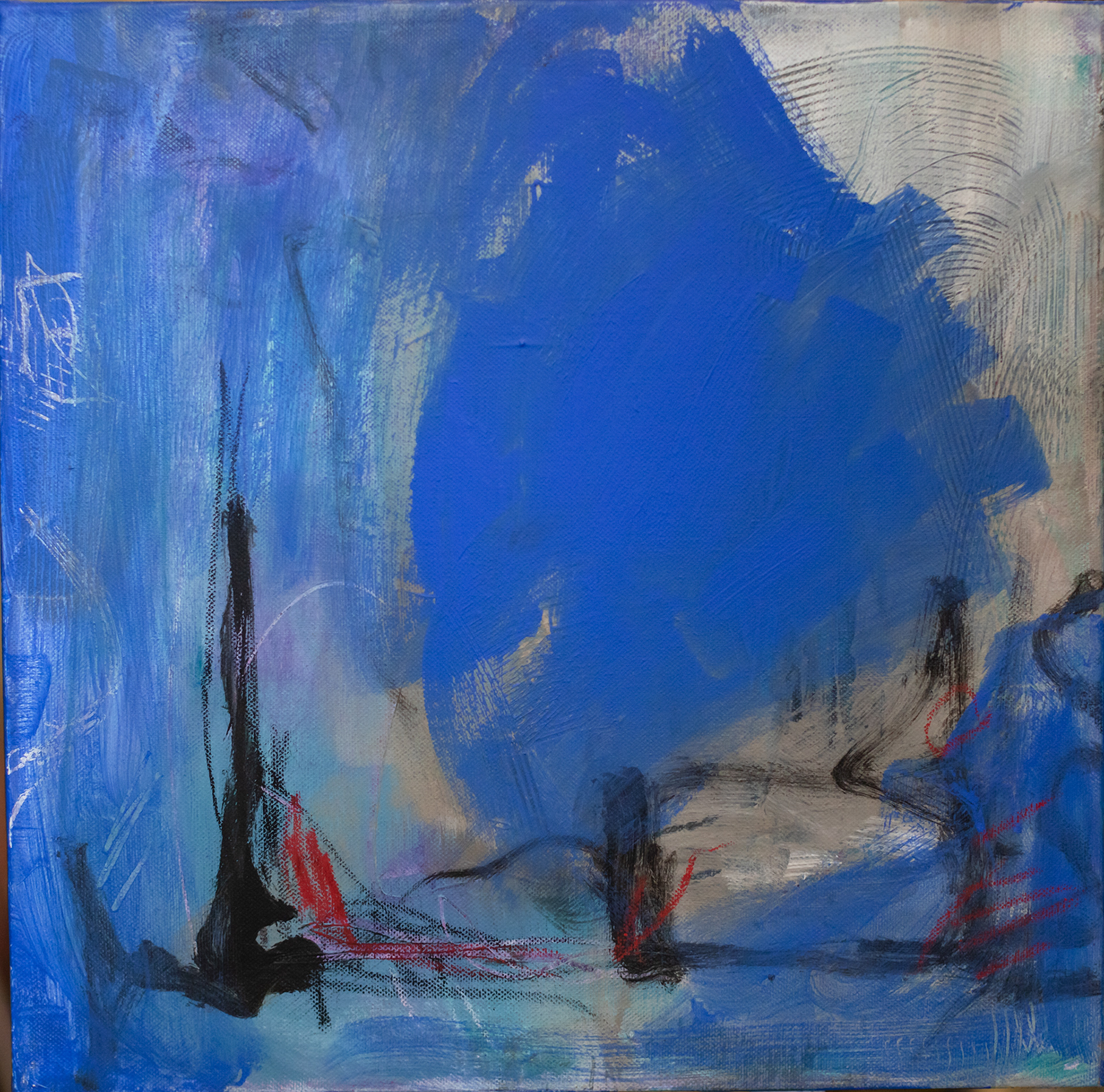 Blues Note, 2021, Akryyli & öljypastelli, 130€