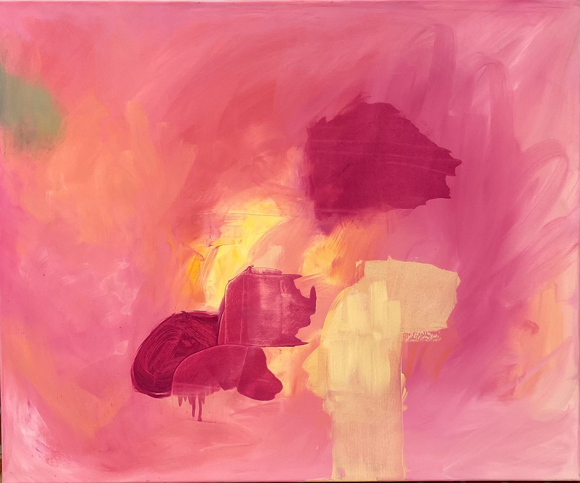 Heat Point, 2021 Öljyväri, 100x120, 480€