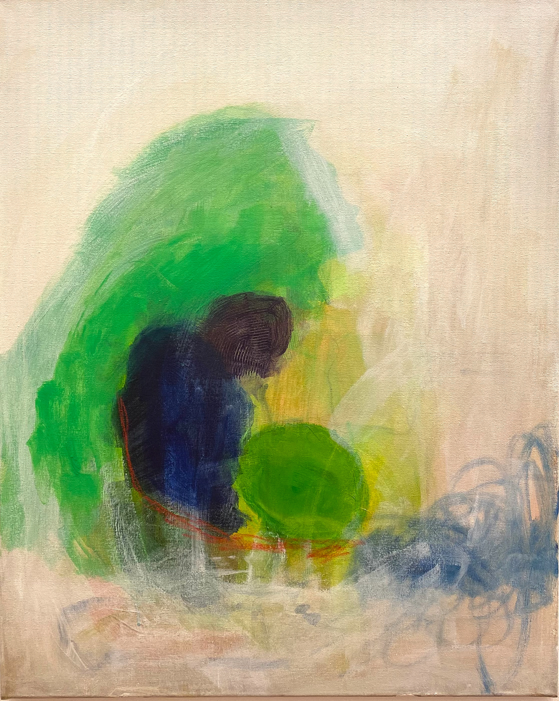 River No Return, 2021, Akryyli & öljypastelli, 280€