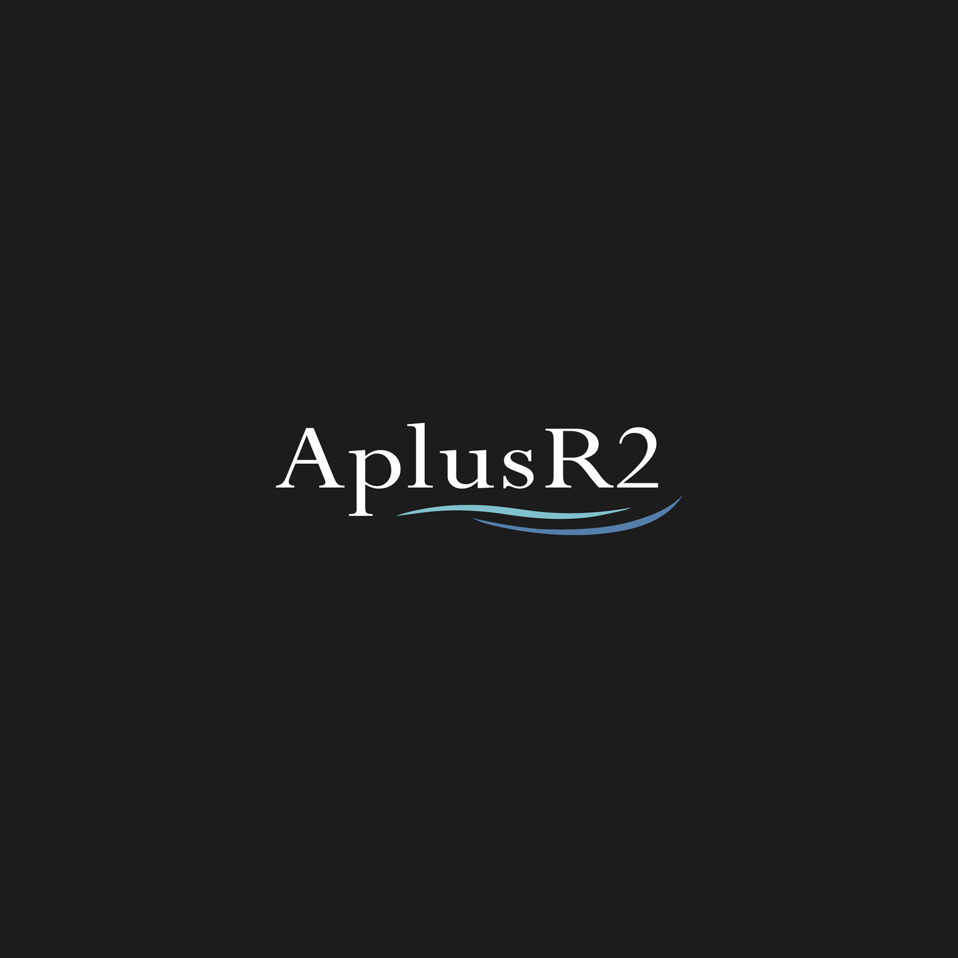 Luxurious and relaxing new logo design on dark background for van rental business called AplusR2
