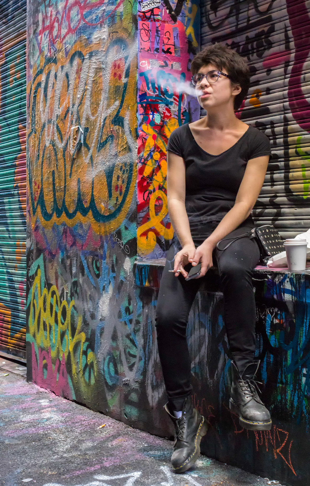 Smoke, Facebook then Eat