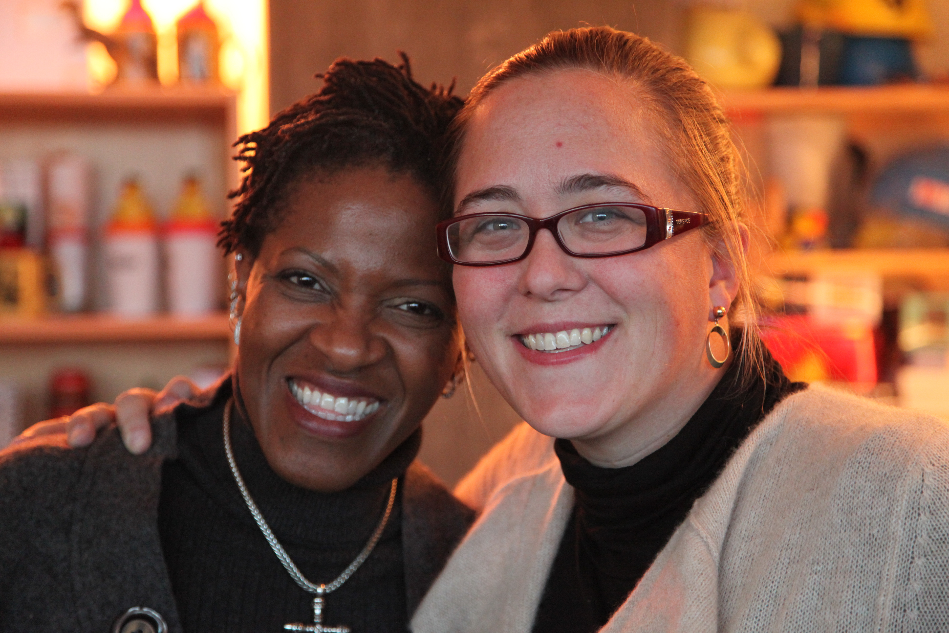 Rev. Mpho with Prof. Alex Techet