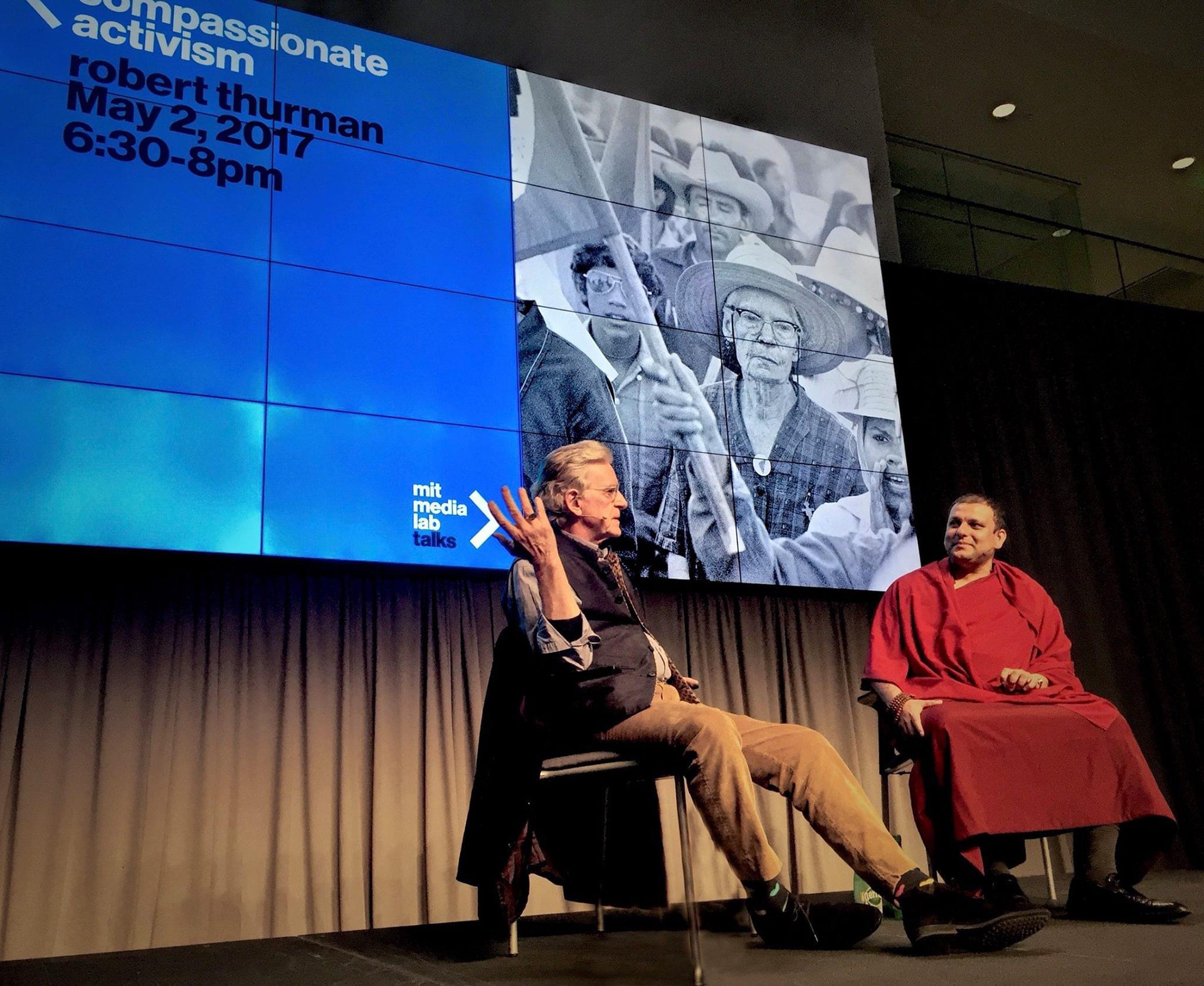 Prof. Robert Thurman and Ven. Tenzin Priyadarshi