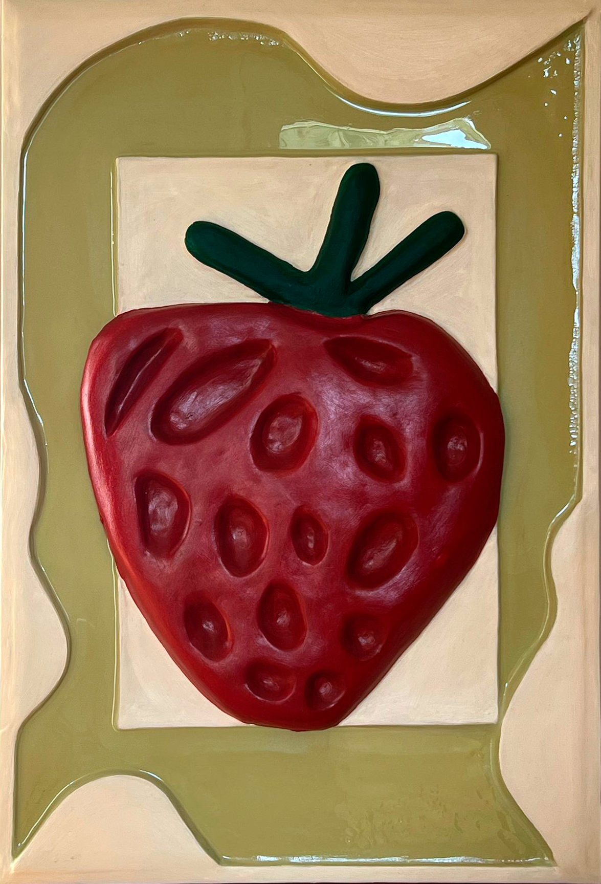 Available | 60x90cm Acrilyc, Plaster, Resin - Wood panel + Frame