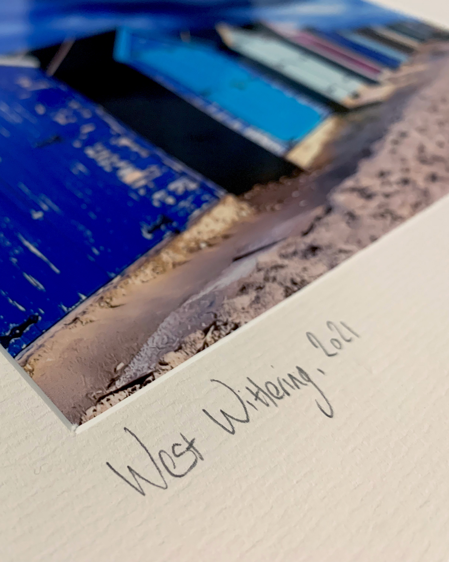 each print is bevel mounted and signed