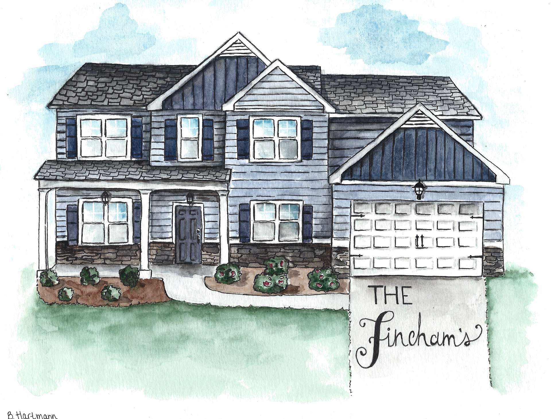 Circa 2016 (My first house portrait)