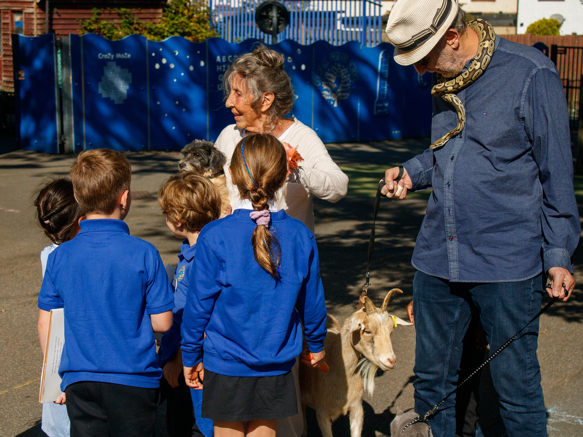 September 8th, 2025 - Michael Rosen and Helen Oxenbury Press Shoot