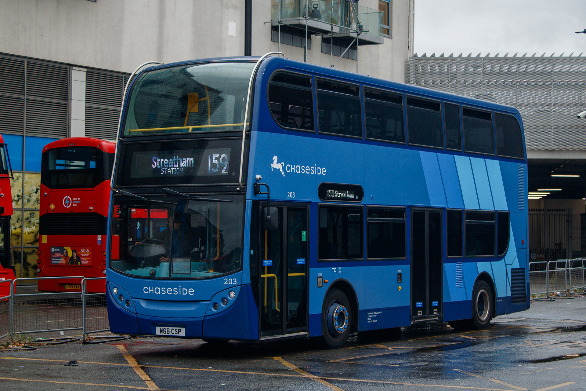 September 8th, 2025 -  Extra buses in London during Underground strike action