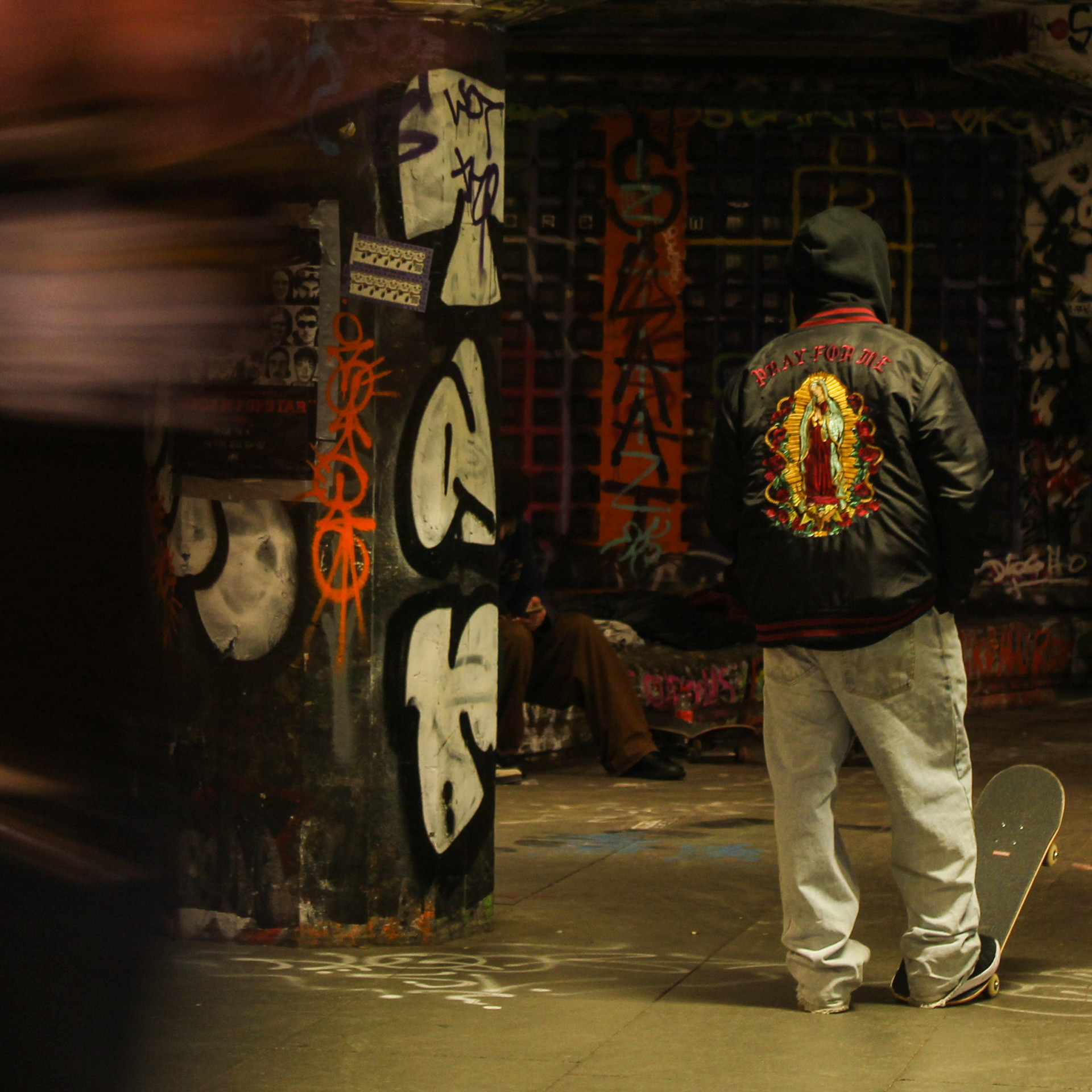 December 27th, 2024 - Skaters in the Southbank Skate Space