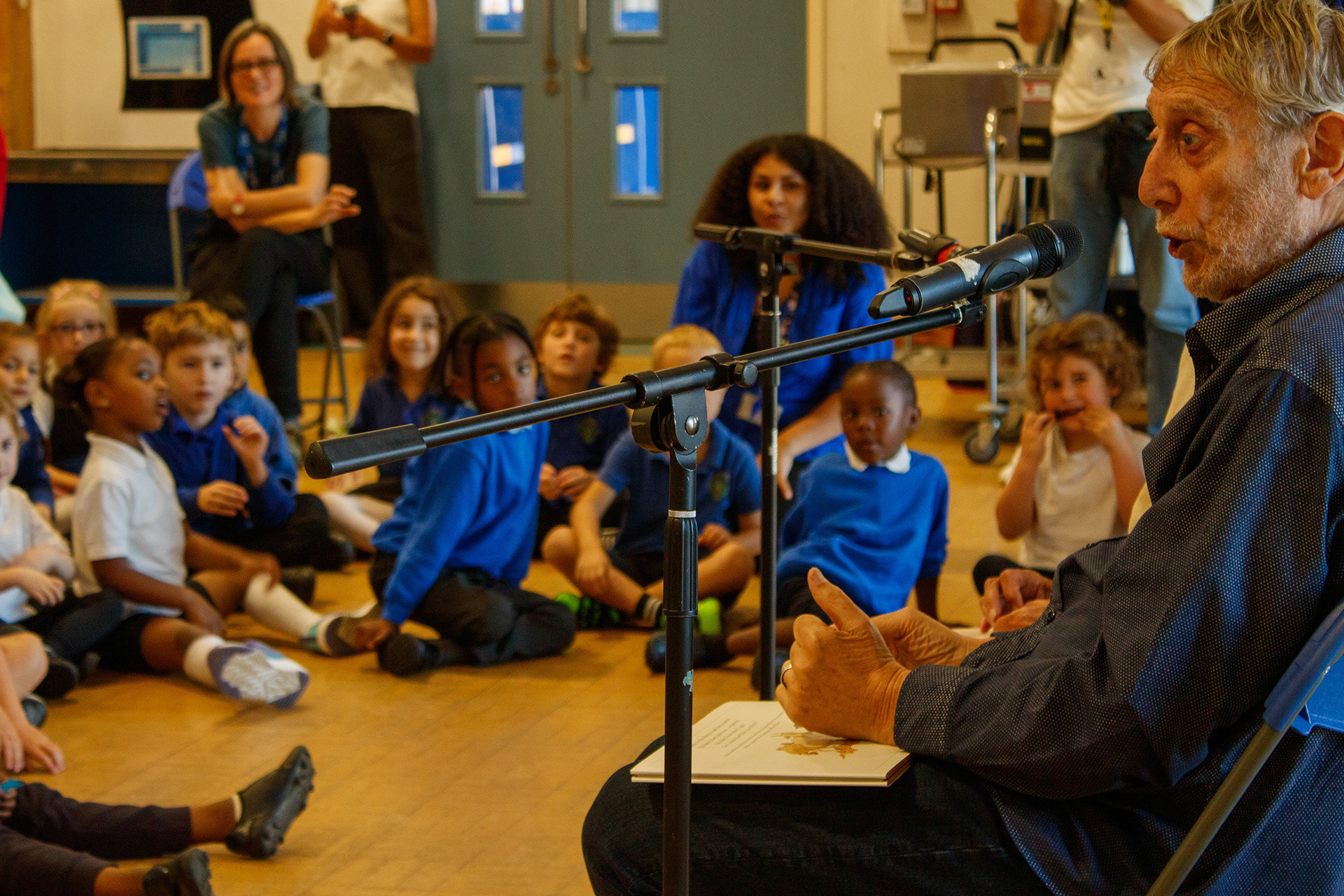 September 8th, 2025 - Michael Rosen and Helen Oxenbury Press Shoot