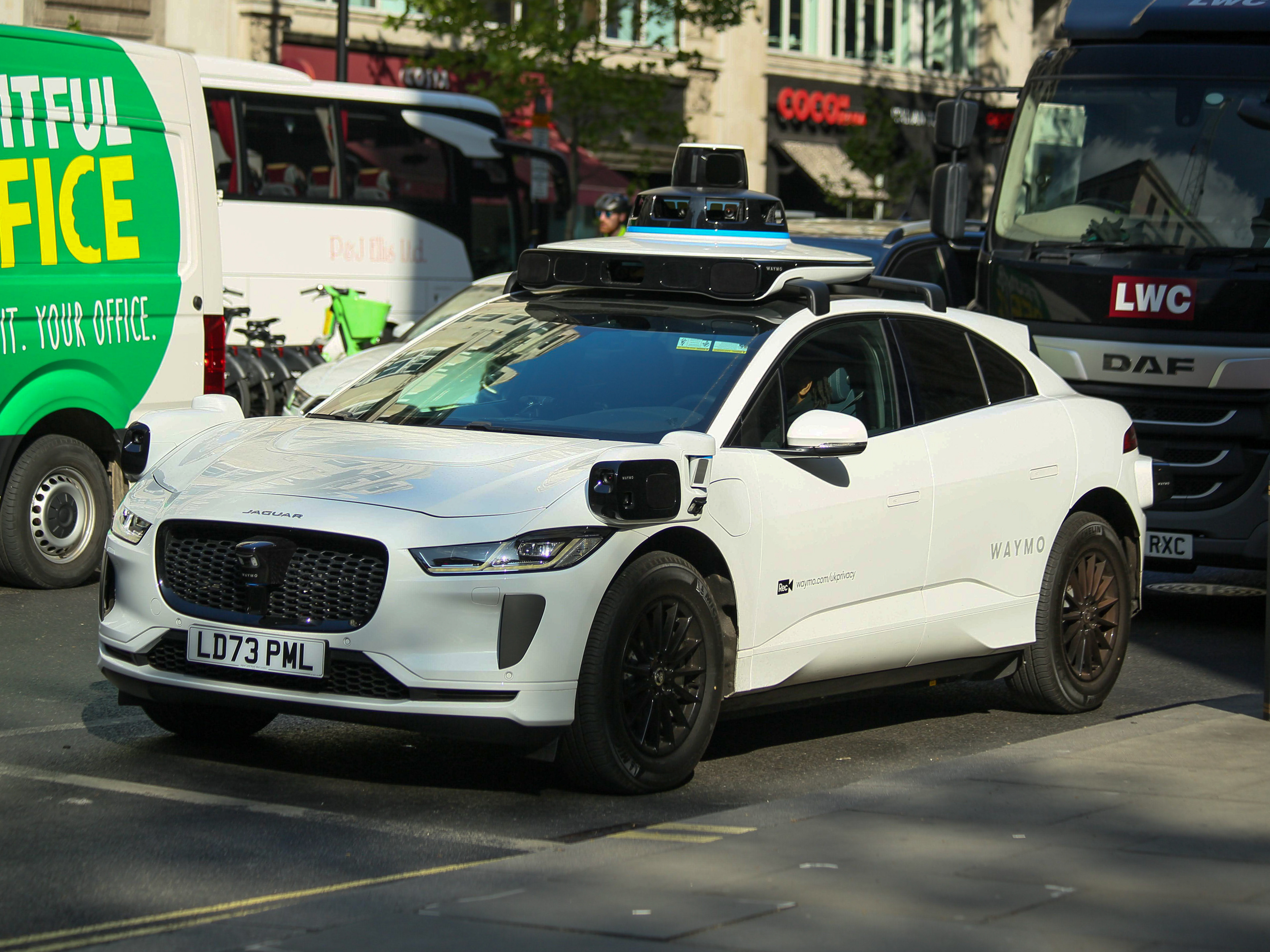 April 22nd, 2026 - Waymo UK stock image