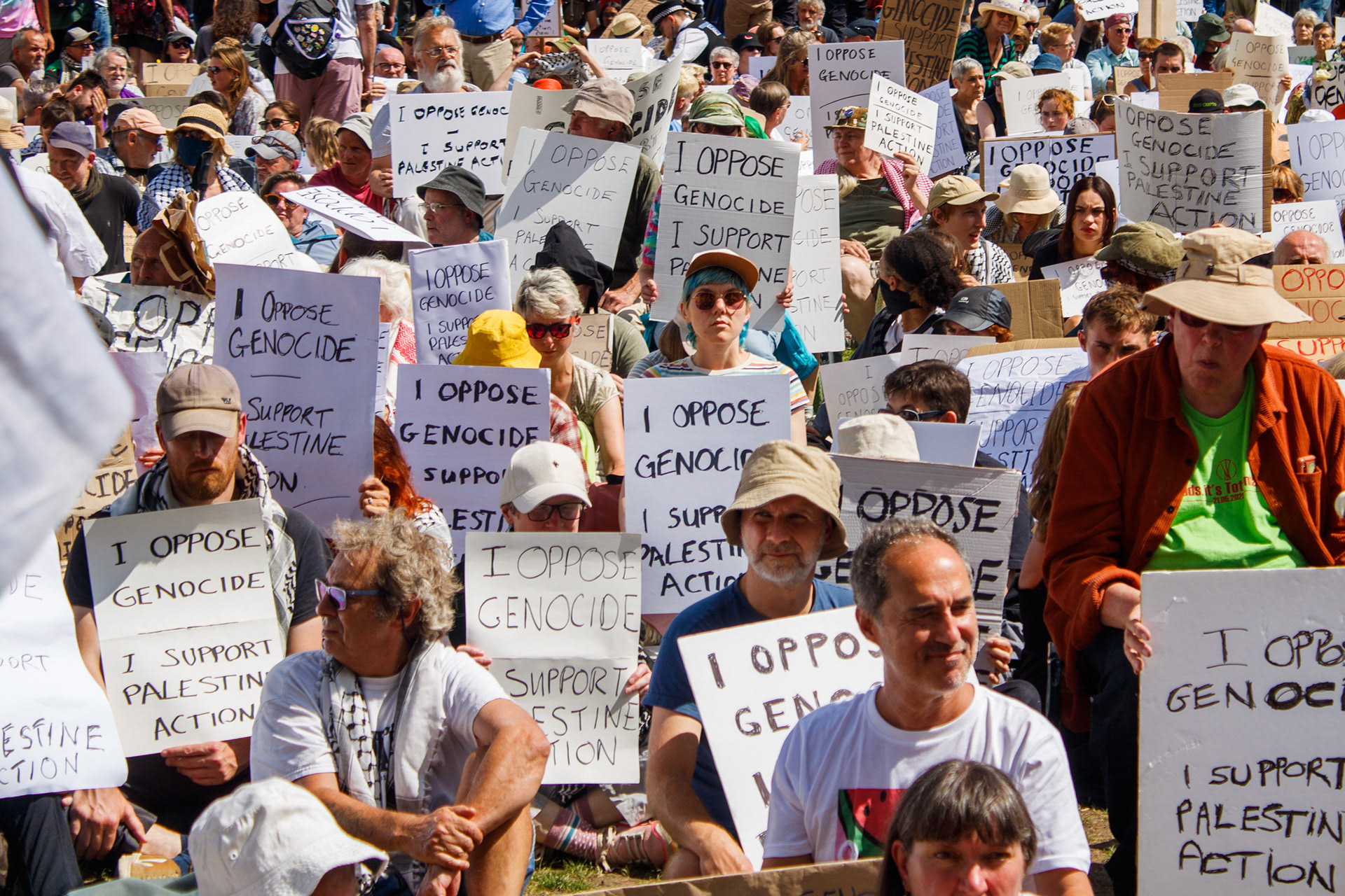 August 9th, 2025 - Protesters breach section 3 of the terrorism act 2000