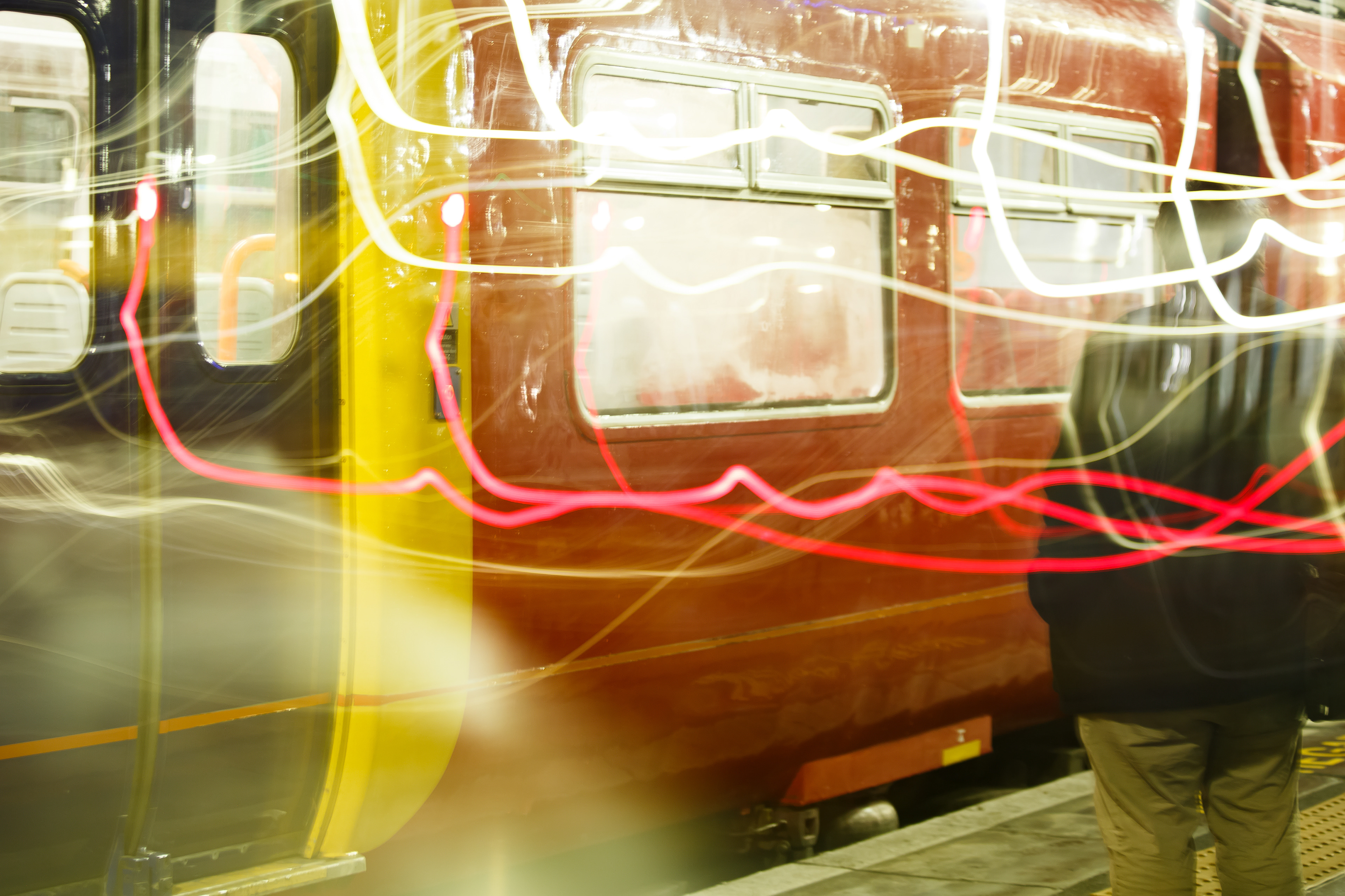 December 21st, 2025 - A long exposure with a train in the background