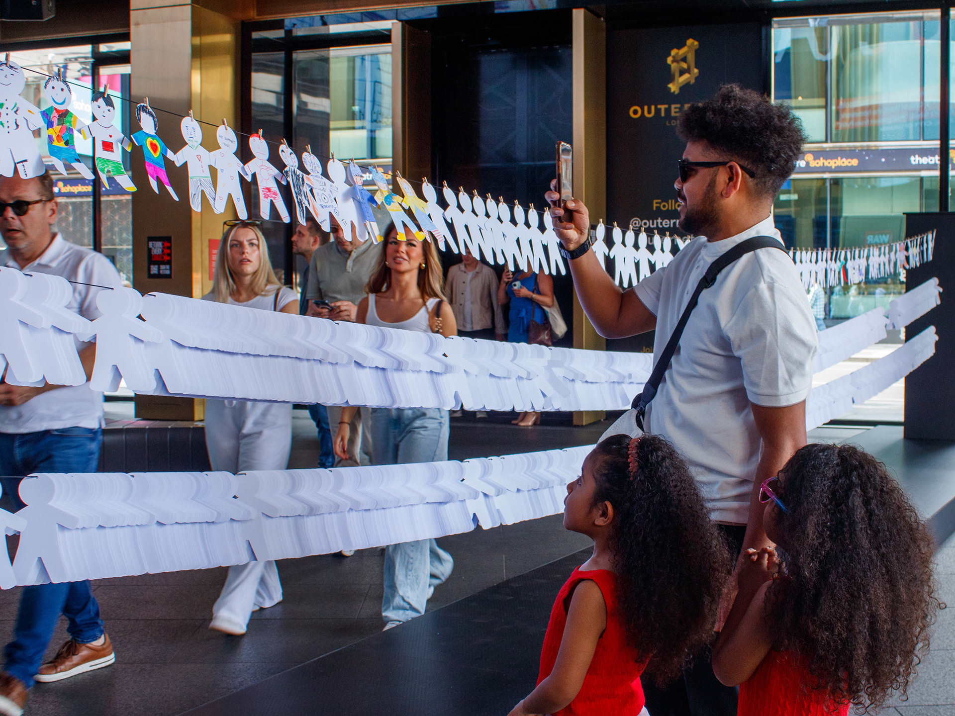 September 7th, 2025 - War Child Ukraine war art installation