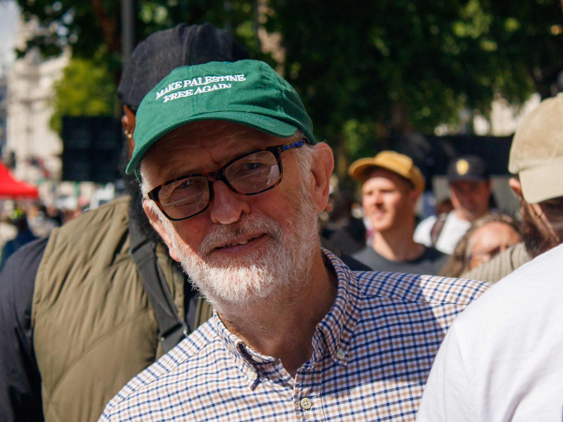 July 19th, 2025 - Jeremy Corbyn leaving the National March for Palestine 