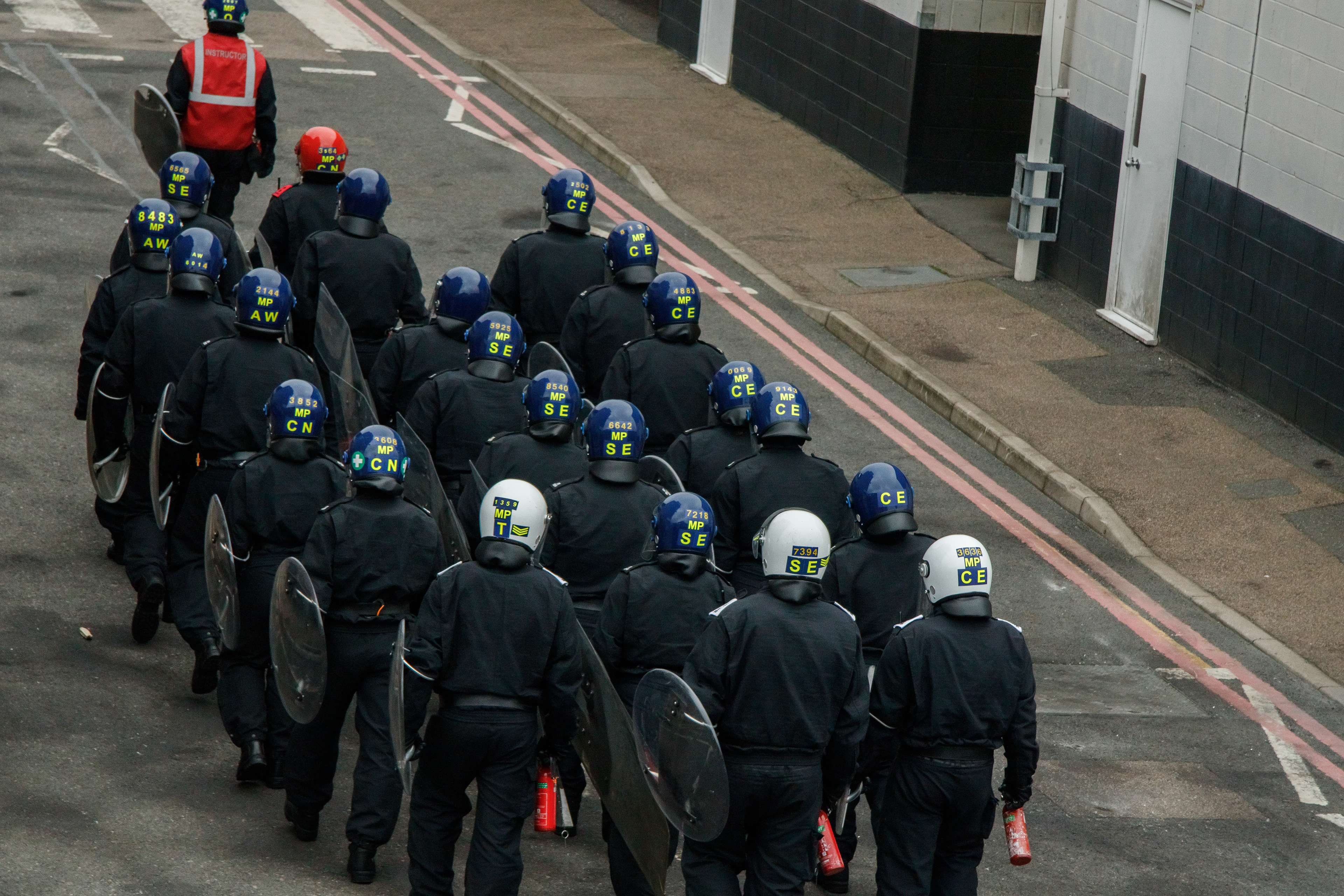 November 7th, 2025 - Met Police training in the face of extreme civil disorder