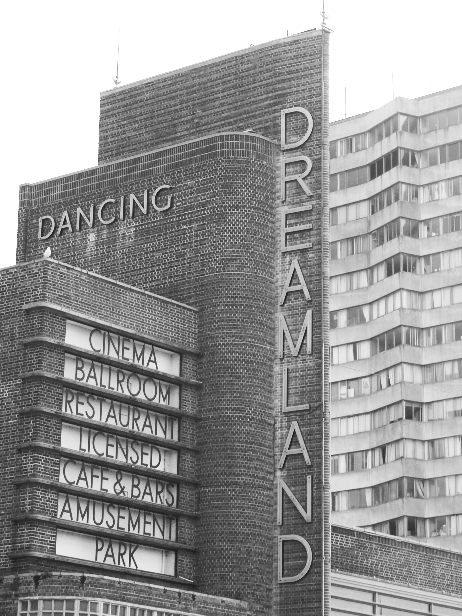 July 14th, 2025 - A monochrome shot of a set of buildings