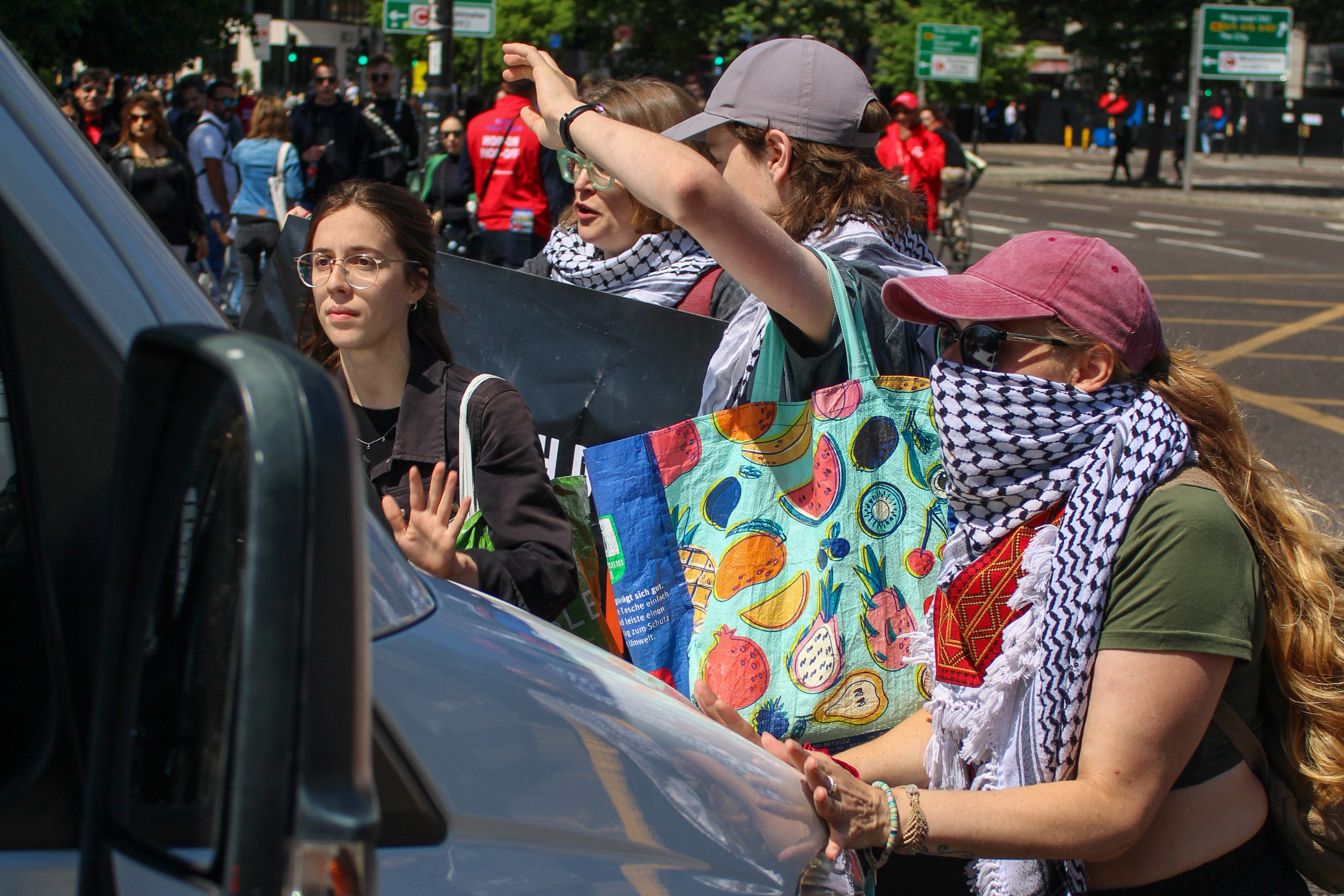 May 17th, 2025 - Youth Demand protesters block a Tower Bridge