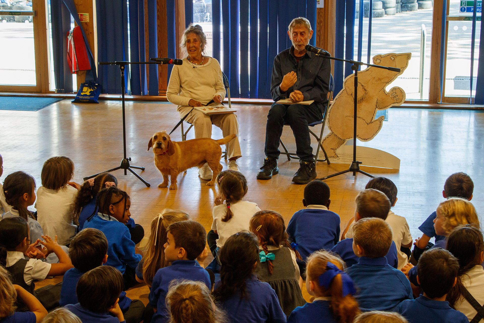 September 8th, 2025 - Michael Rosen and Helen Oxenbury Press Shoot